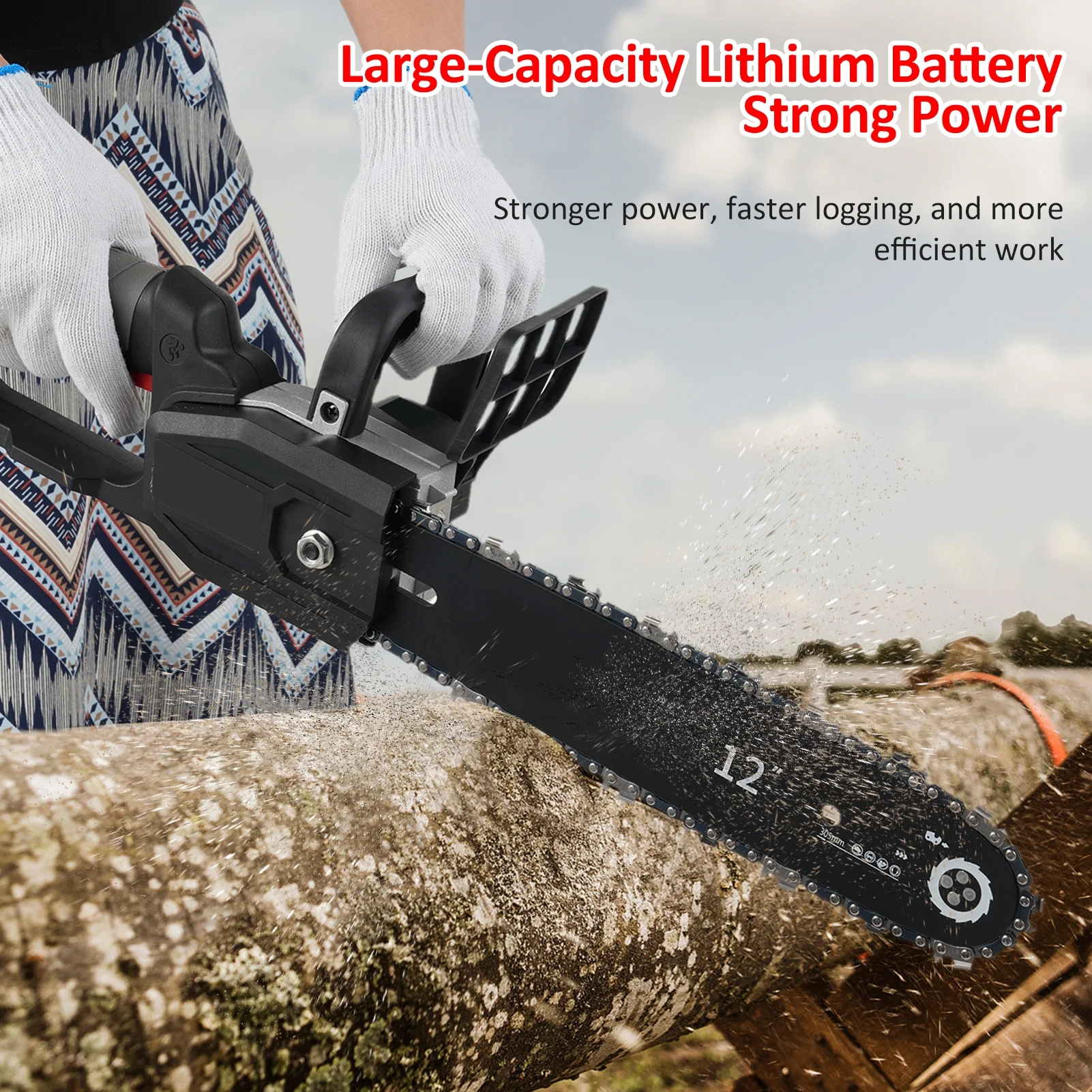 Dadypet Electric chain saw,Chainsaw Battery Powered 398tv Battery With Chainsaw 12-inch 12-inch Chainsaw Chain Saw With Wood Chainsaw Battery Powered 398tv Battery Mewmewcat