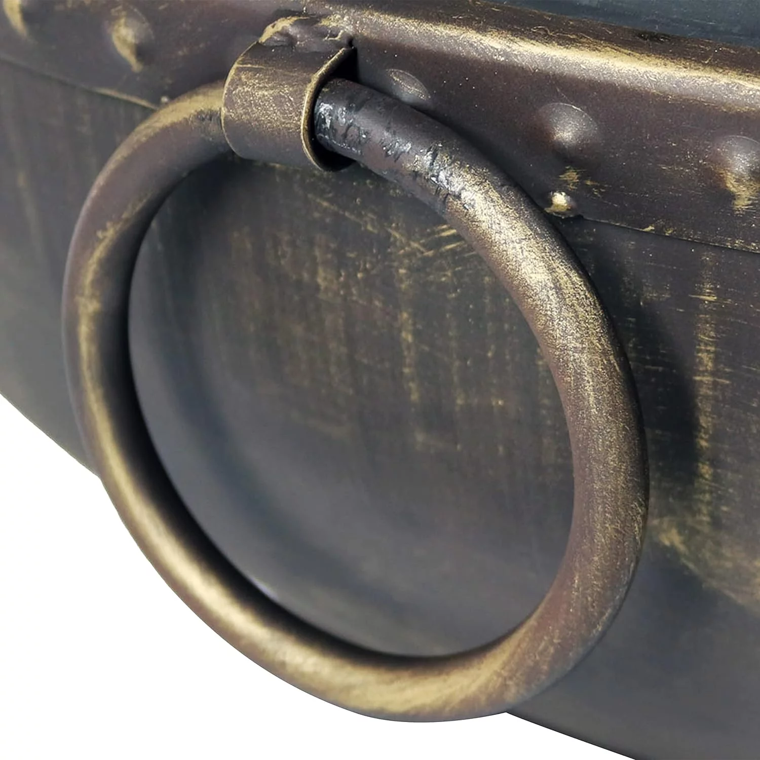 30-Inch Fire Pit Bowl with Spark Screen, Fireplace Poker, and Metal Grate - Black High-Temperature Paint Finish