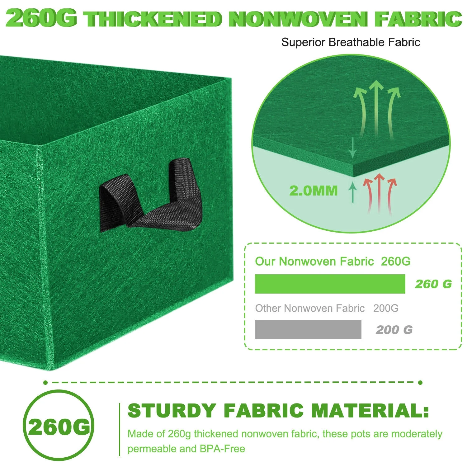 4/6/8Grid Plant Grow Bags PE Veg Pot Nursery Soil Bag Thickened Recycle Bag