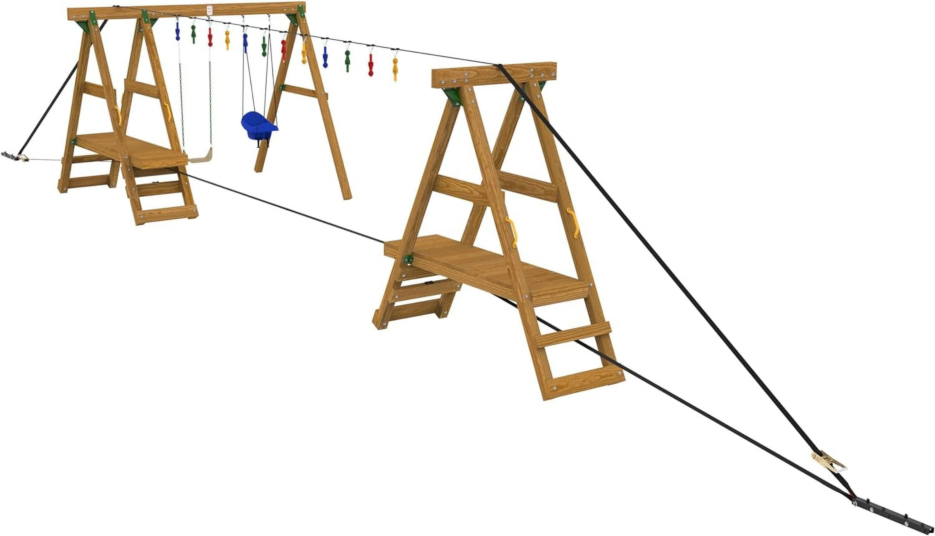 PlayStar Ninja Power Platform Gold KT 50041 Swing Set Hardware and Accessory Kit