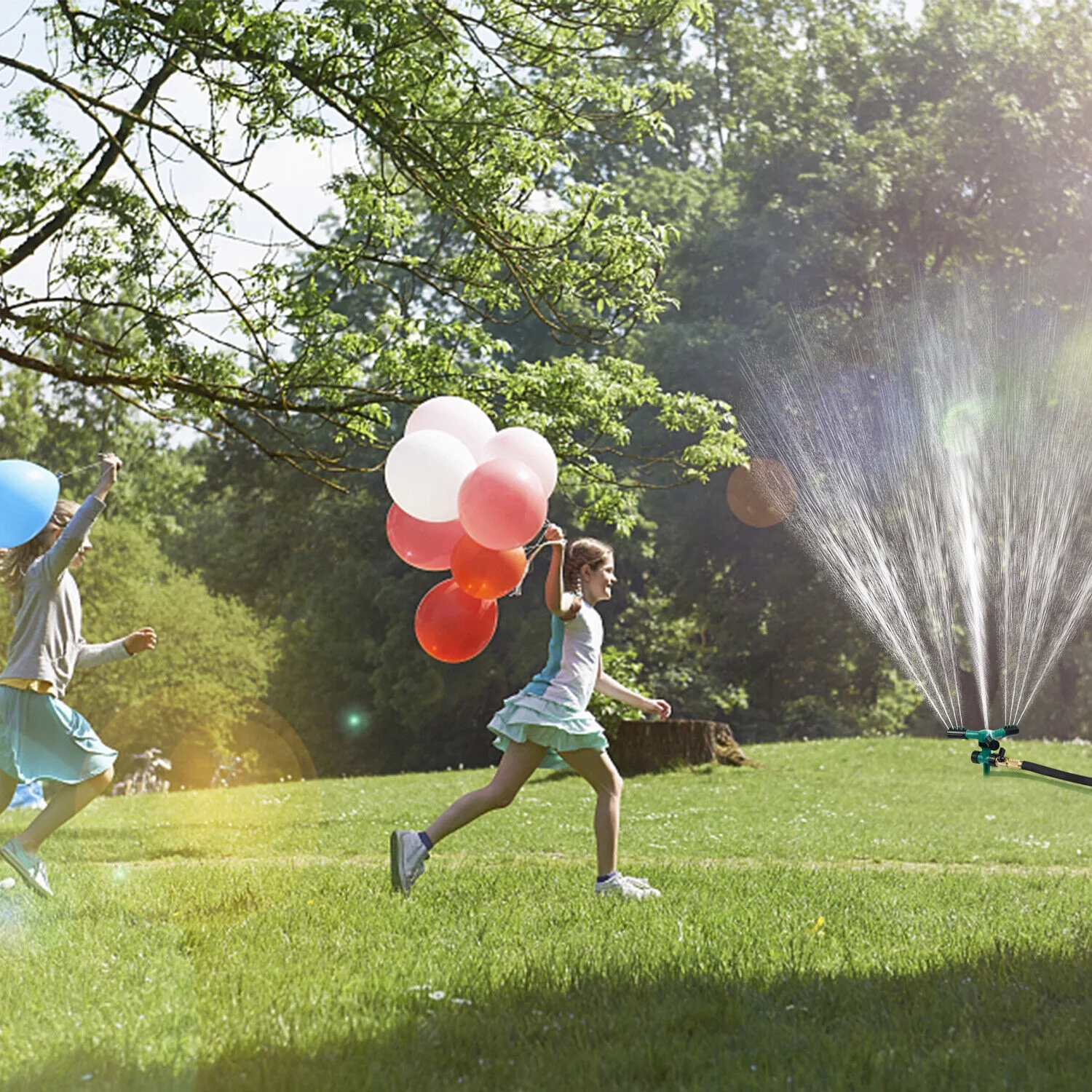 360° Rotating Lawn Water Sprinkler Watering Automatic Garden Lawn Irrigation Kit