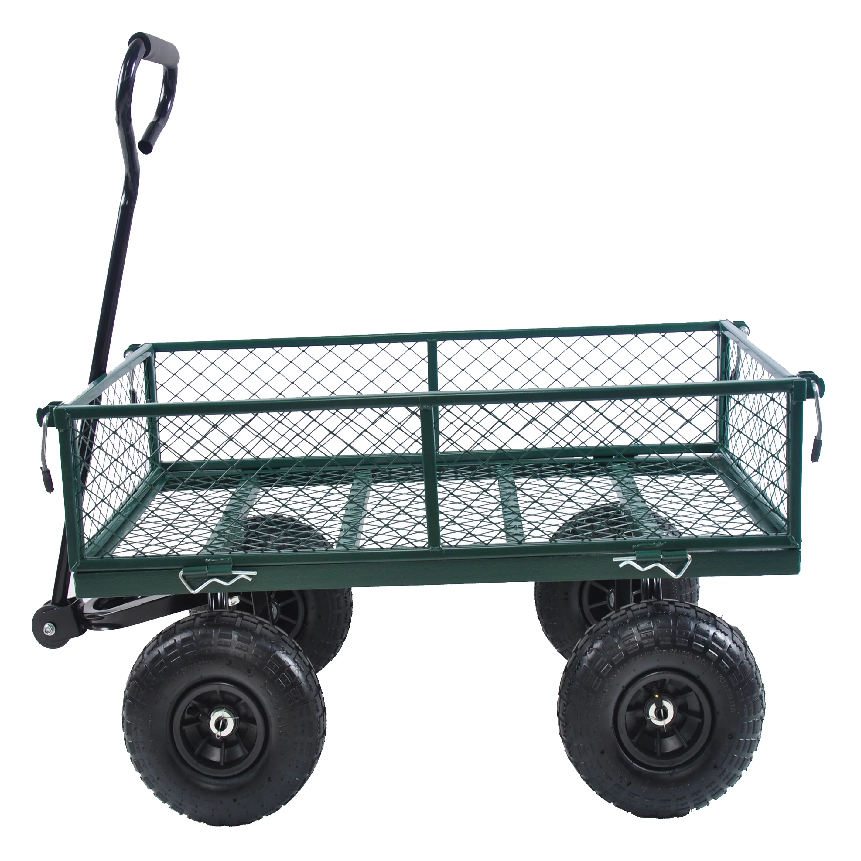 CoSoTower Wagon Cart Garden Cart Trucks Make It Easier To Transport Firewood (Green)