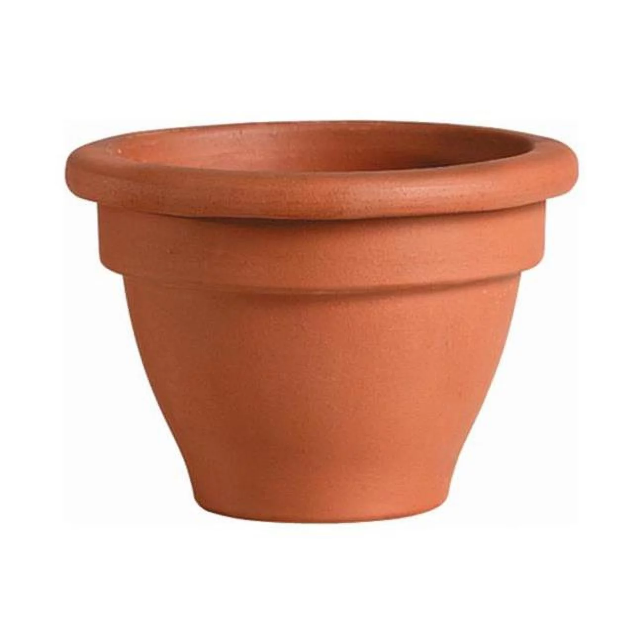 4.5 x 3.1 in. Terracotta Clay Round Bell Planter, Red