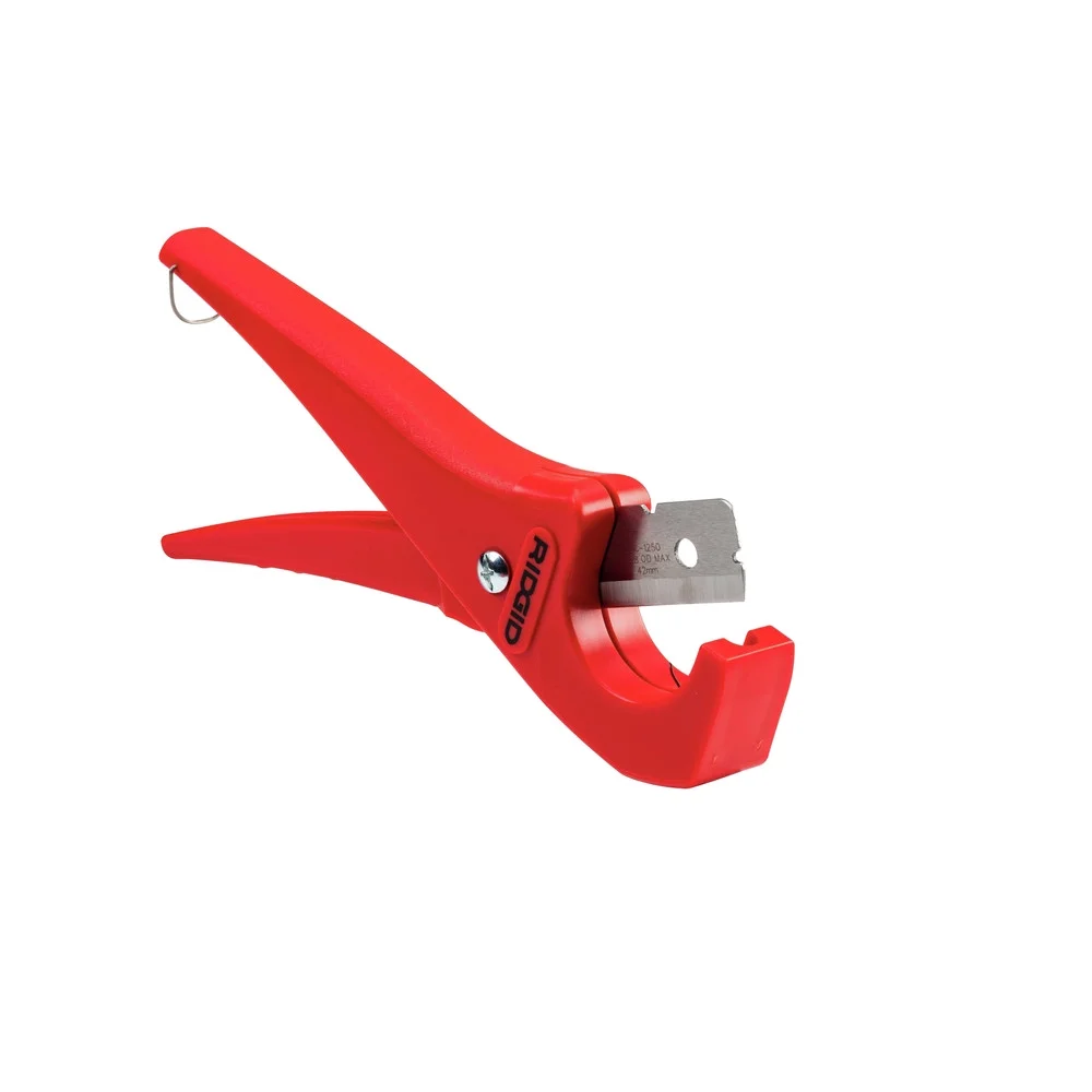 Ridgid Plastic Pipe and Hose Cutter Red