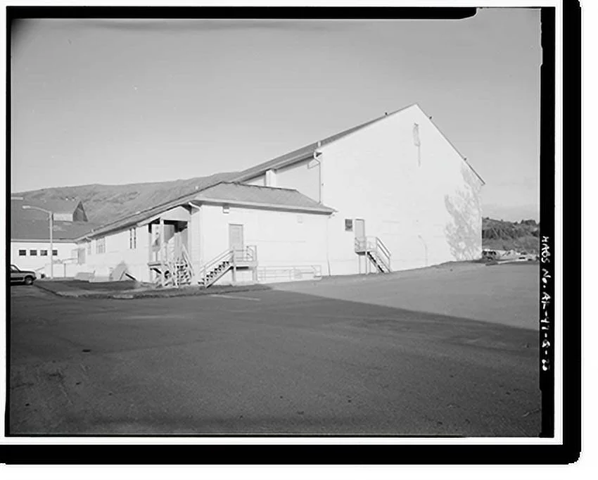 Historic Framed Print, Kodiak Naval Operating Base, Gymnasium, U.S. Coast Guard Station, Kodiak, Kodiak Island Borough, AK - 23, 17-7/8