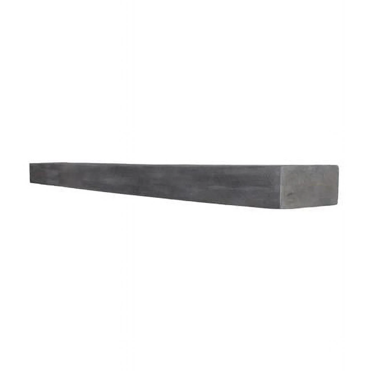 Lexington Hearth  5 ft. Flat Sawn Beam Fireplace Mantel, Weathered Gray