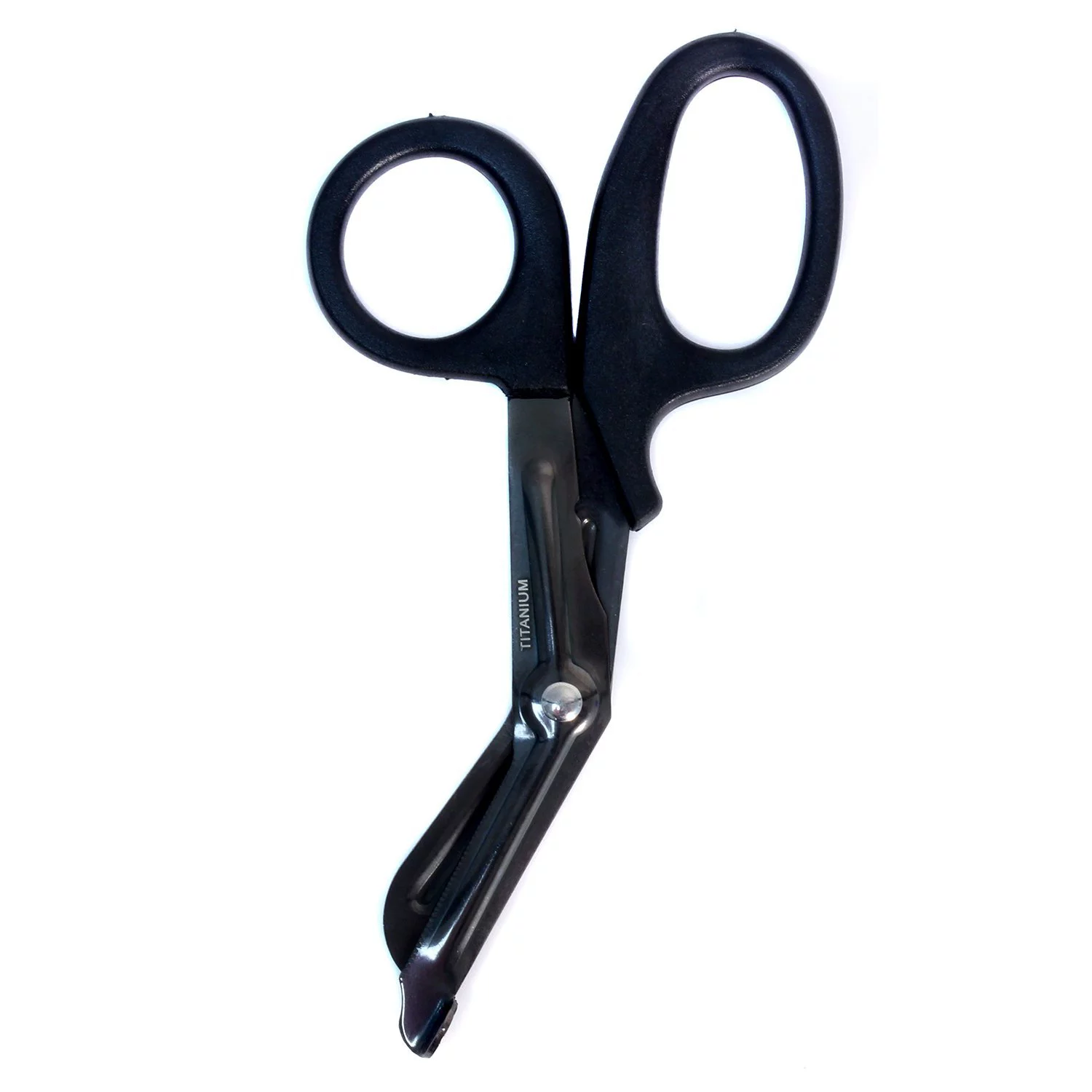 MediTac Titanium Bonded Bandage Shears, Disposable Black Pen Light, & CPR Barrier With One Way Valve