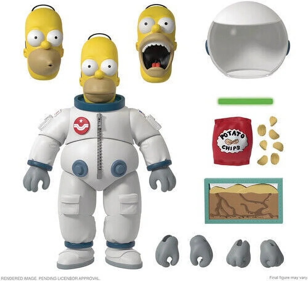 Super7 - The Simpsons ULTIMATES! Wave 1 - Deep Space Homer [New Toy] Action Fi