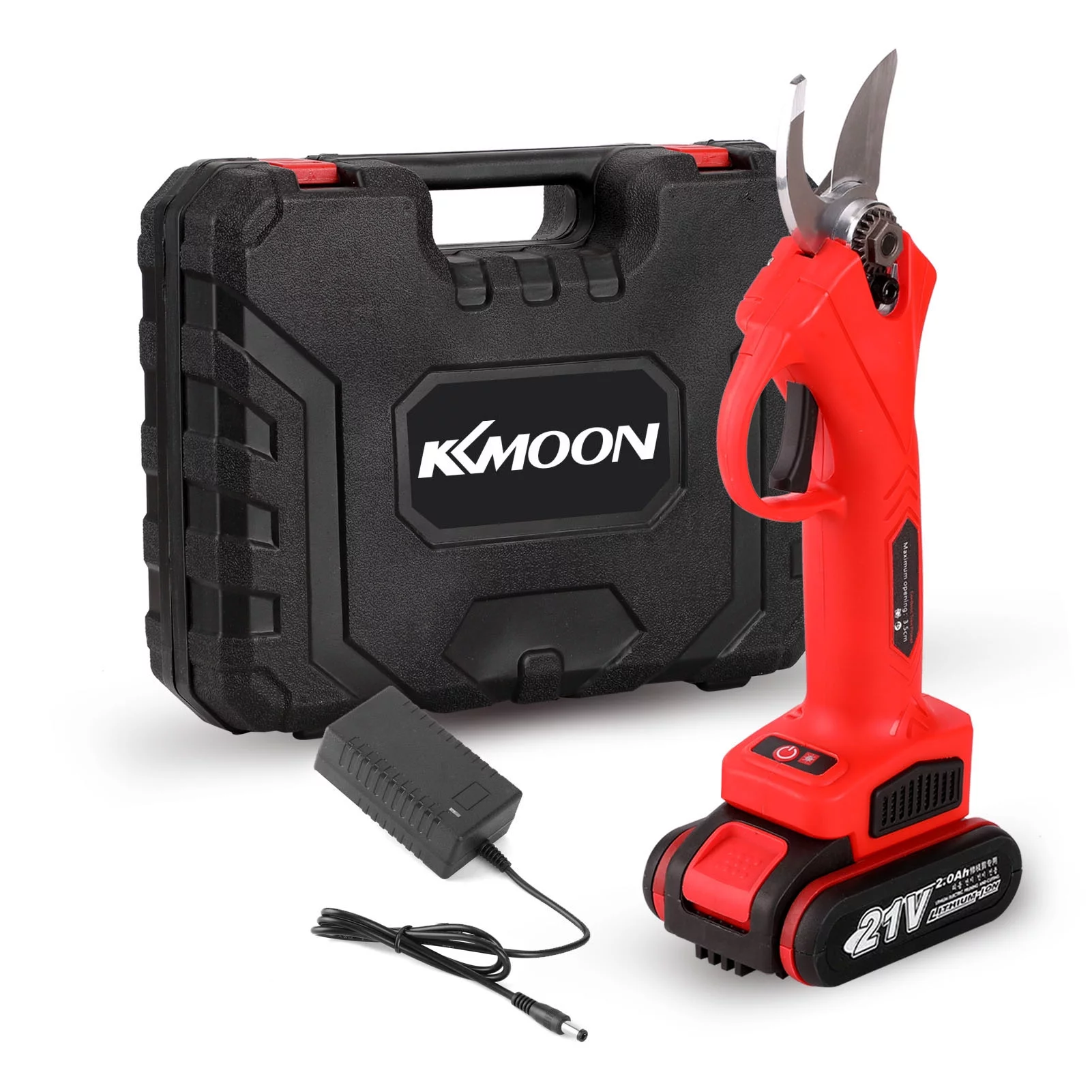 21V Cordless Electric Pruner Pruning Shear Efficient Fruit Tree Bonsai Pruning Branches Cutter La