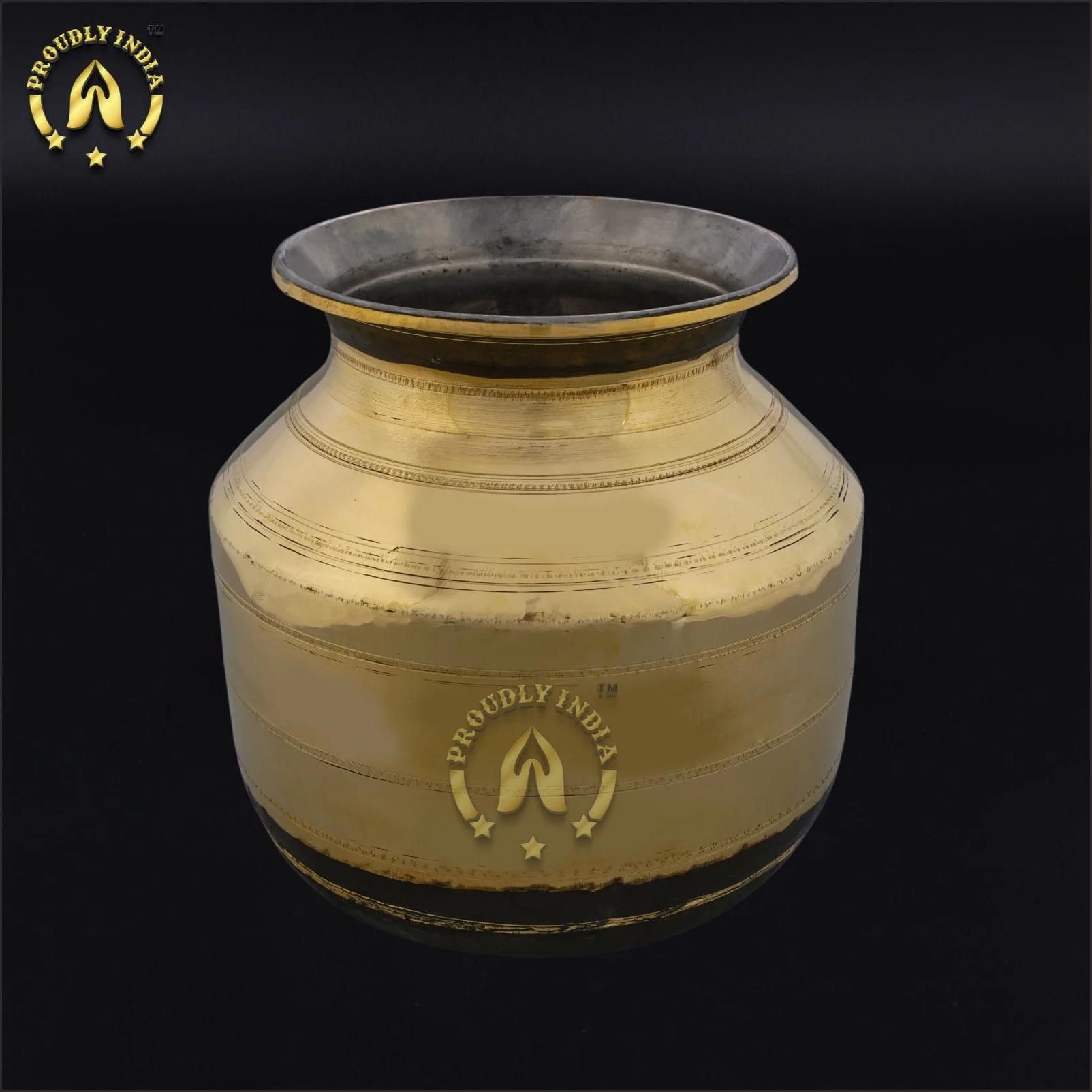 ProudlyIndia Bronze Pongal Pot,Pongal Paanai, Copper Matka, Copper Kudam, Indian Copper Pot, Handmade Copper Pot, Vengalam Pot, Online Matka