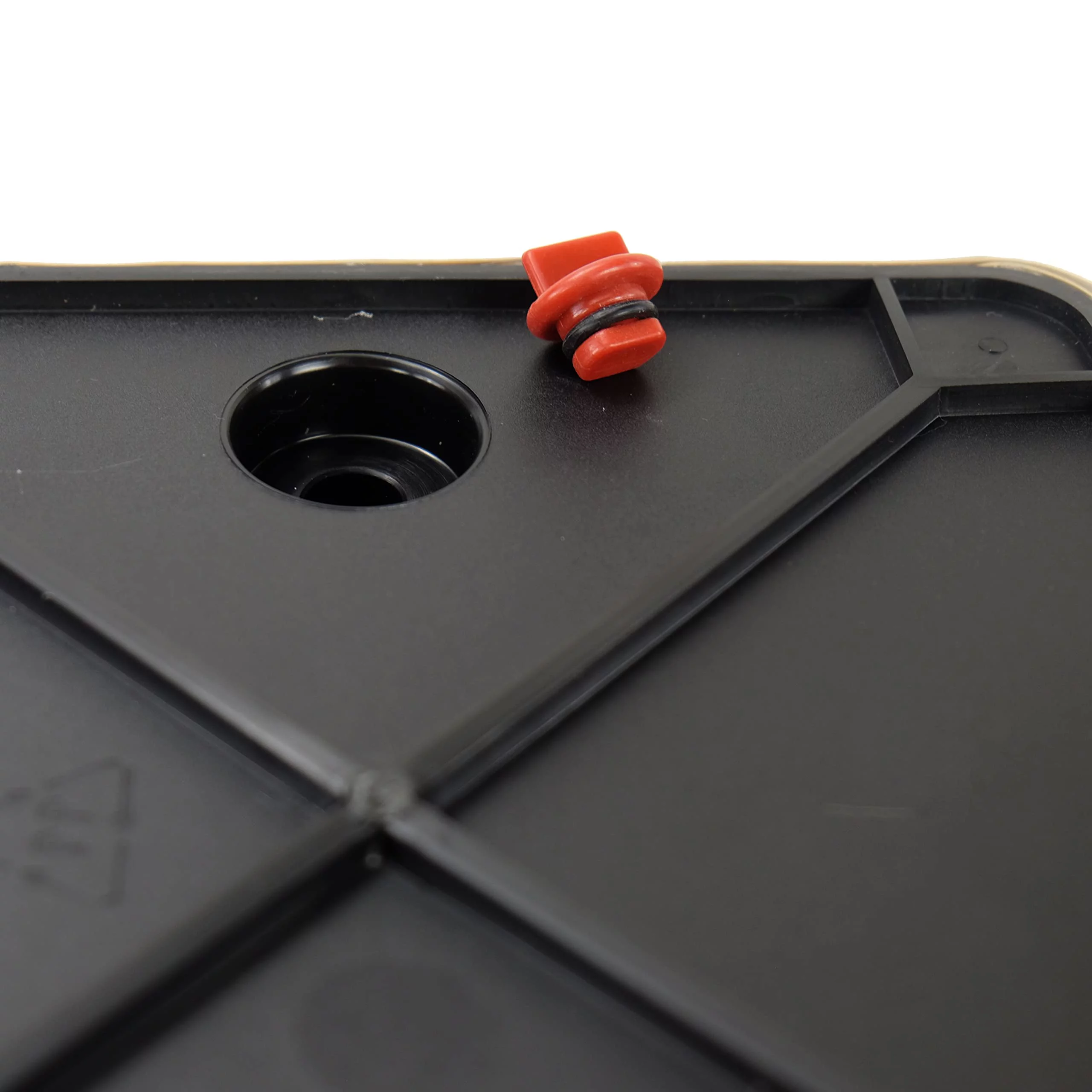 CoSoTower 2-Pack Self-Watering Planter - Hand Woven Wicker - Thin Square - Natural