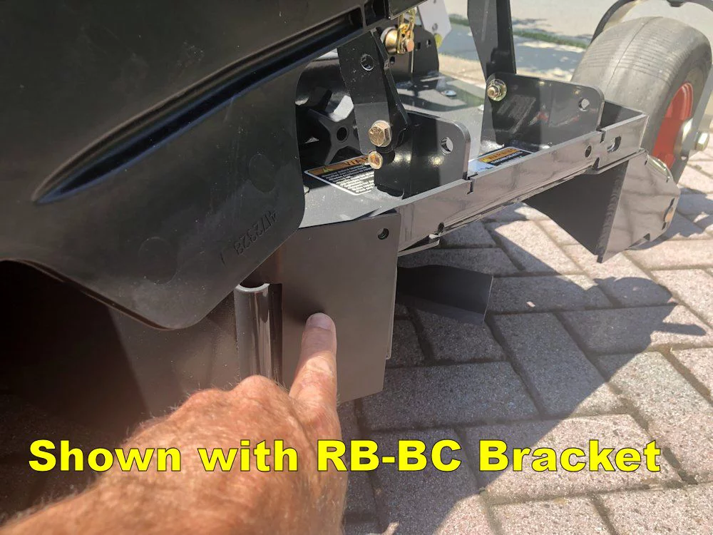 BOBCAT WALK-BEHIND FIT WITH RB-BC BRACKET PK-EX4 STEEL GRASS CATCHER