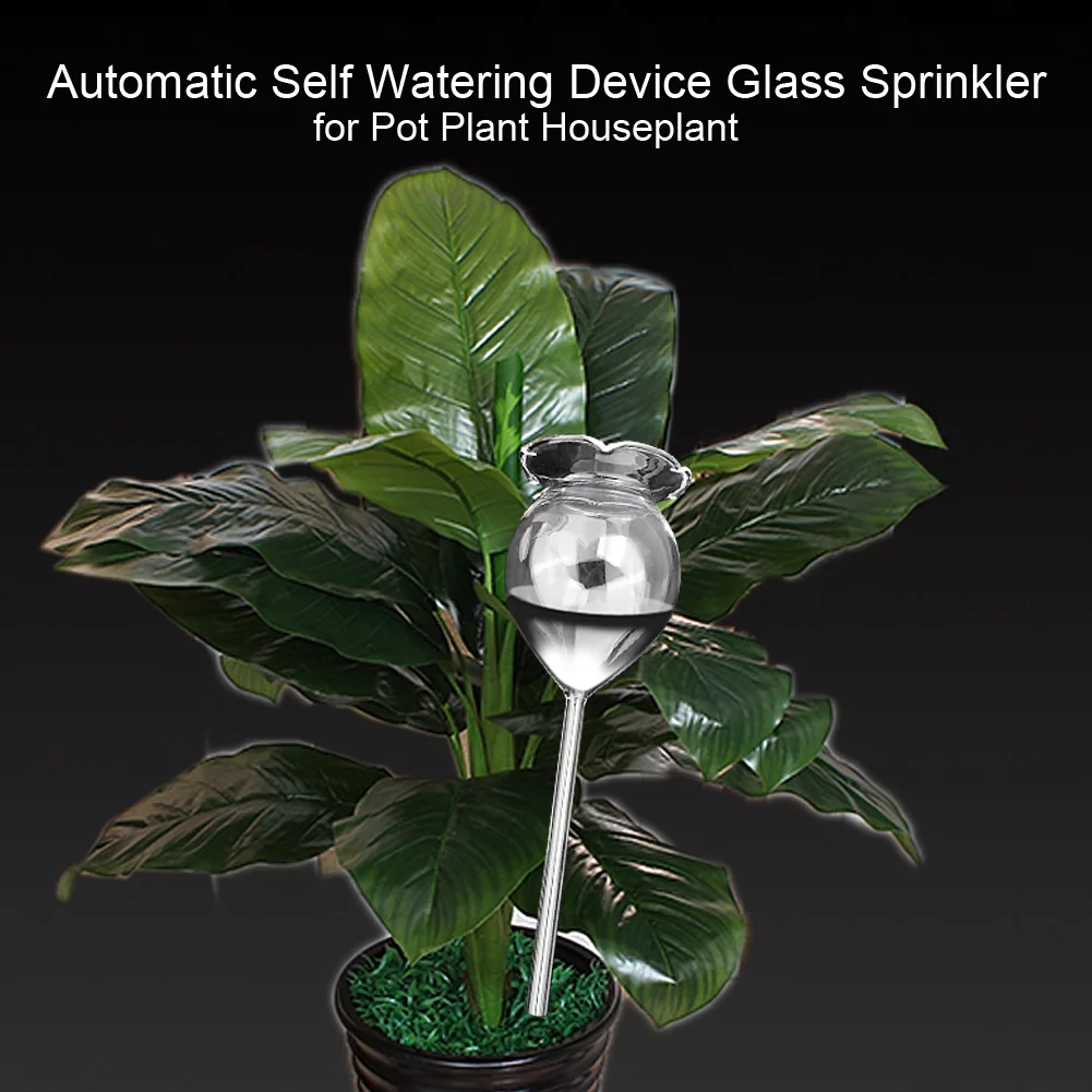 VIFERR Garden Watering Sprinkler Automatic Self Watering Device Glass Sprinkler for Pot Plant Houseplant