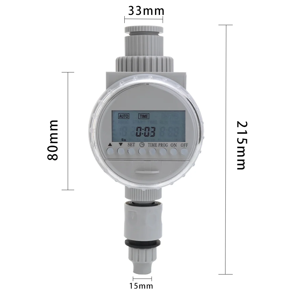 Irrigation Controller,White Solar Auto Water Lcd Screen Eryue Water Indoor Indoor Lawn Sprinkler Lawn With Lcd