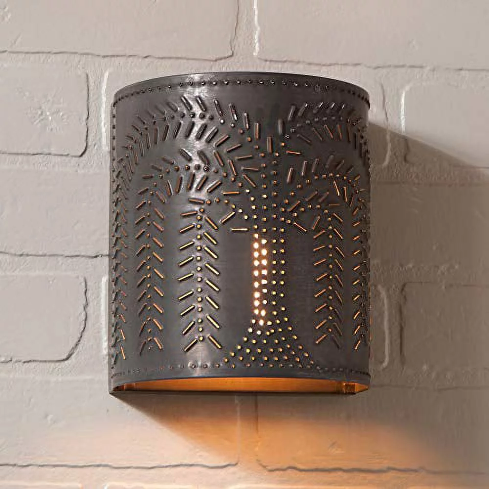 Willow Sconce Light in Kettle Black