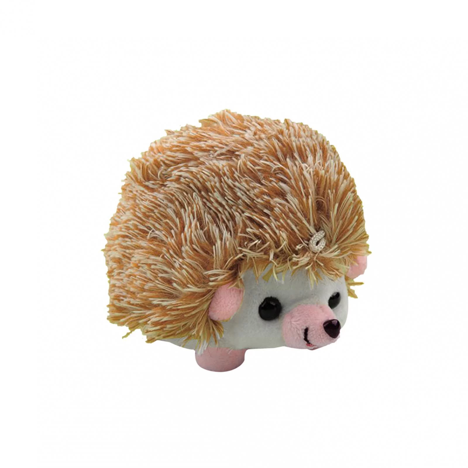 Hedgehog Shape Cute Sewing Pin Cushion Soft Cotton Fabric work Accessory Brown