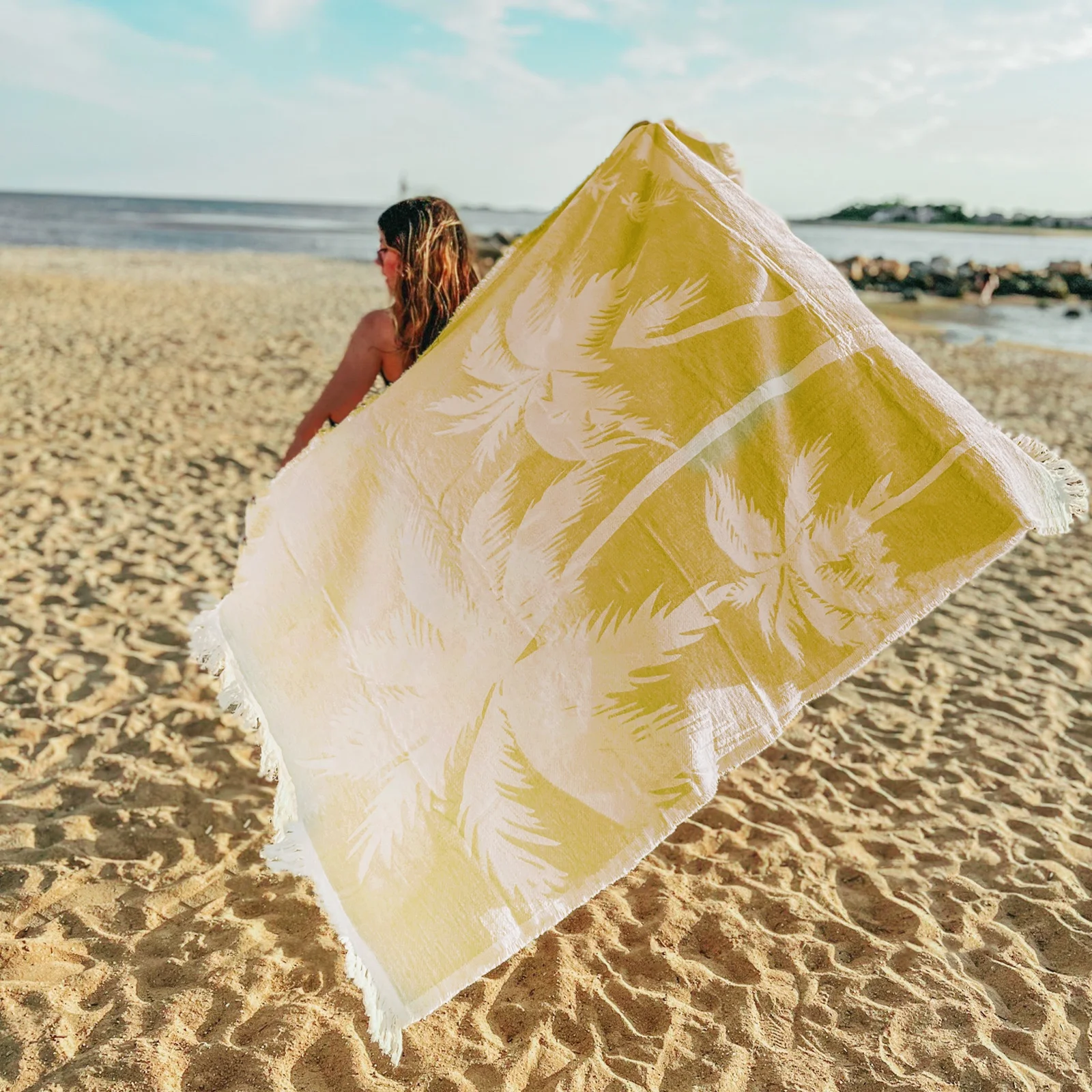 Gamepillo Green Plaid Throw Blanket, 50