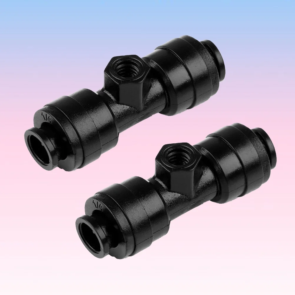 Guichaokj 10 Pcs Low Pressure Spray Nozzle Tee Joint Spray Cooling Atomization Effect Irrigation Integrated Drippers Sprinklers Emitter Drip System