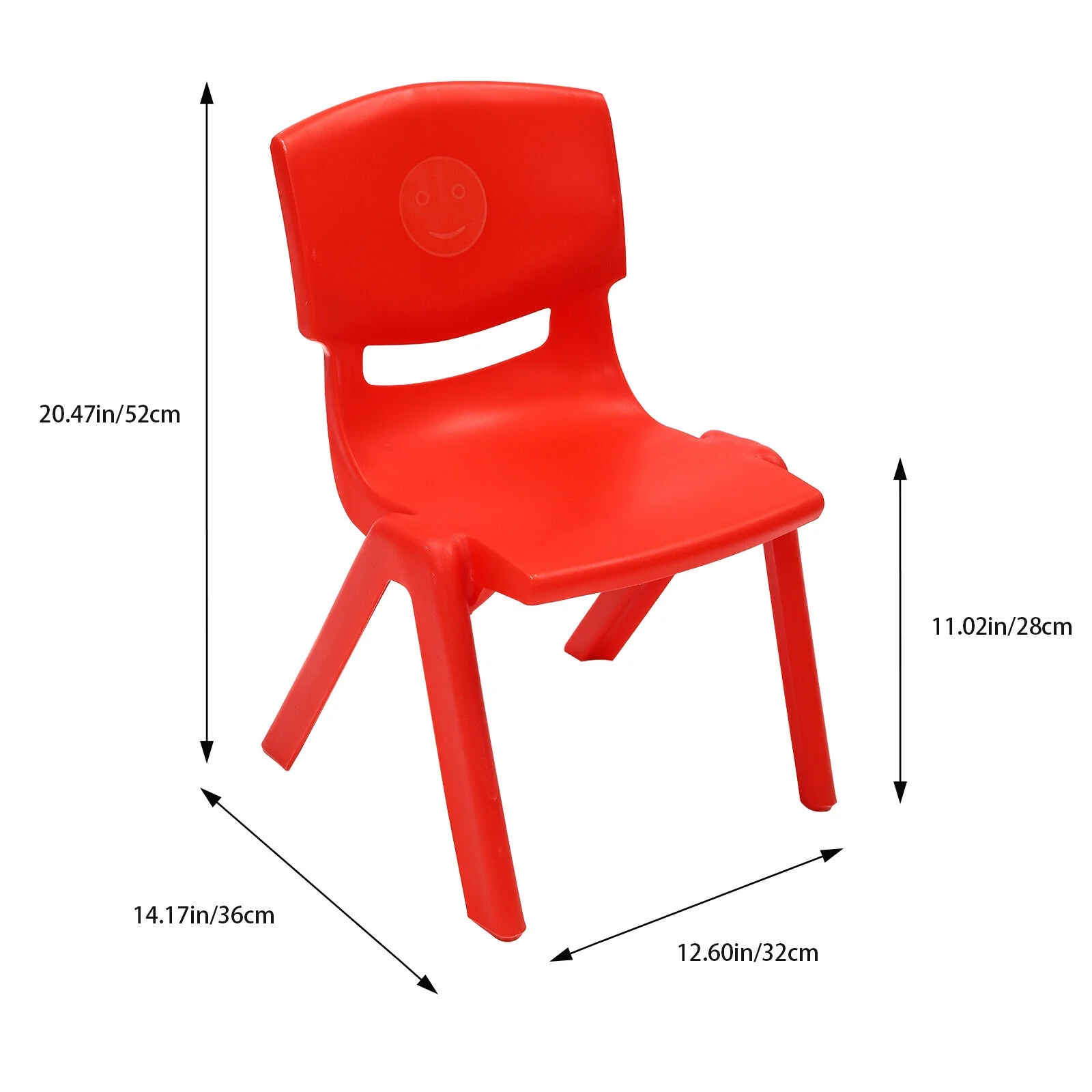 Miumaeov 6PCS Colorful School Stackable Chairs Plastic Classrooms Chairs for School