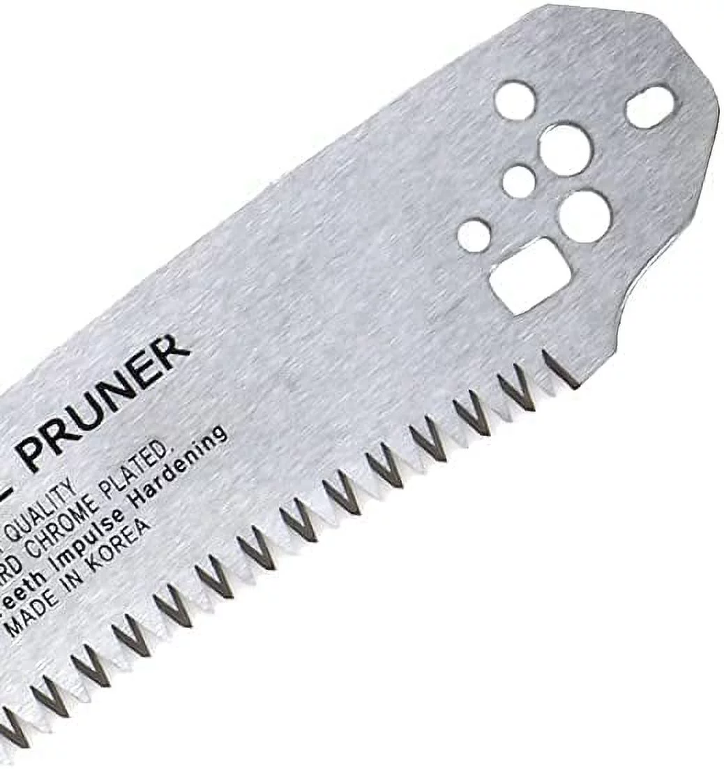 Universal Type Saw Blade, Suitable for the Models of Most Brand, Pole Pruner Blade Replacement, Razor-Sharp Curved Blade Saw, Steel Blade with High Hardness and Sharpness, 17 inches Length