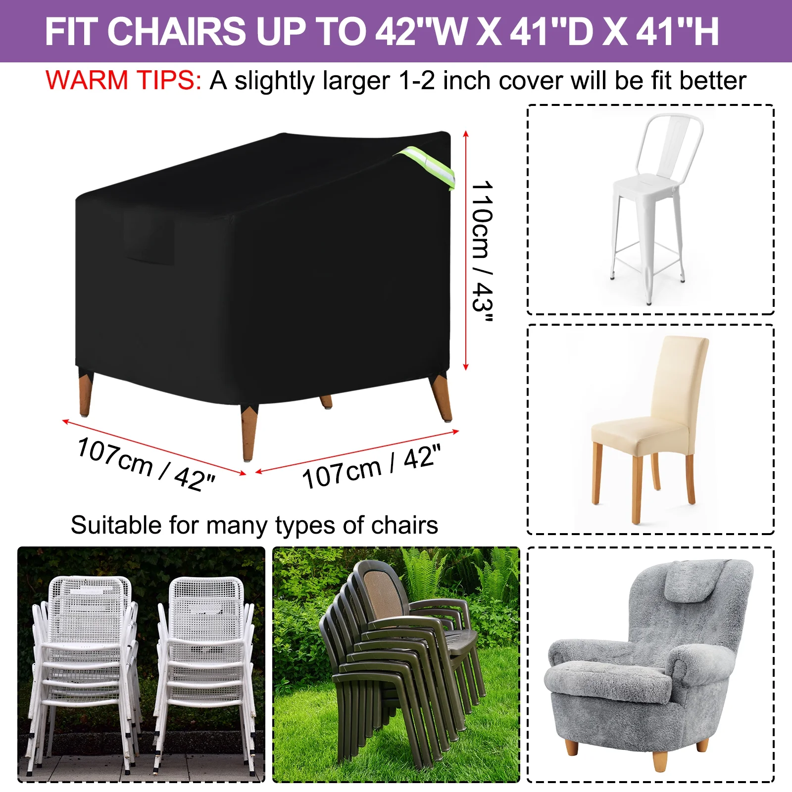 Uxcell Outdoor Chair Covers 43