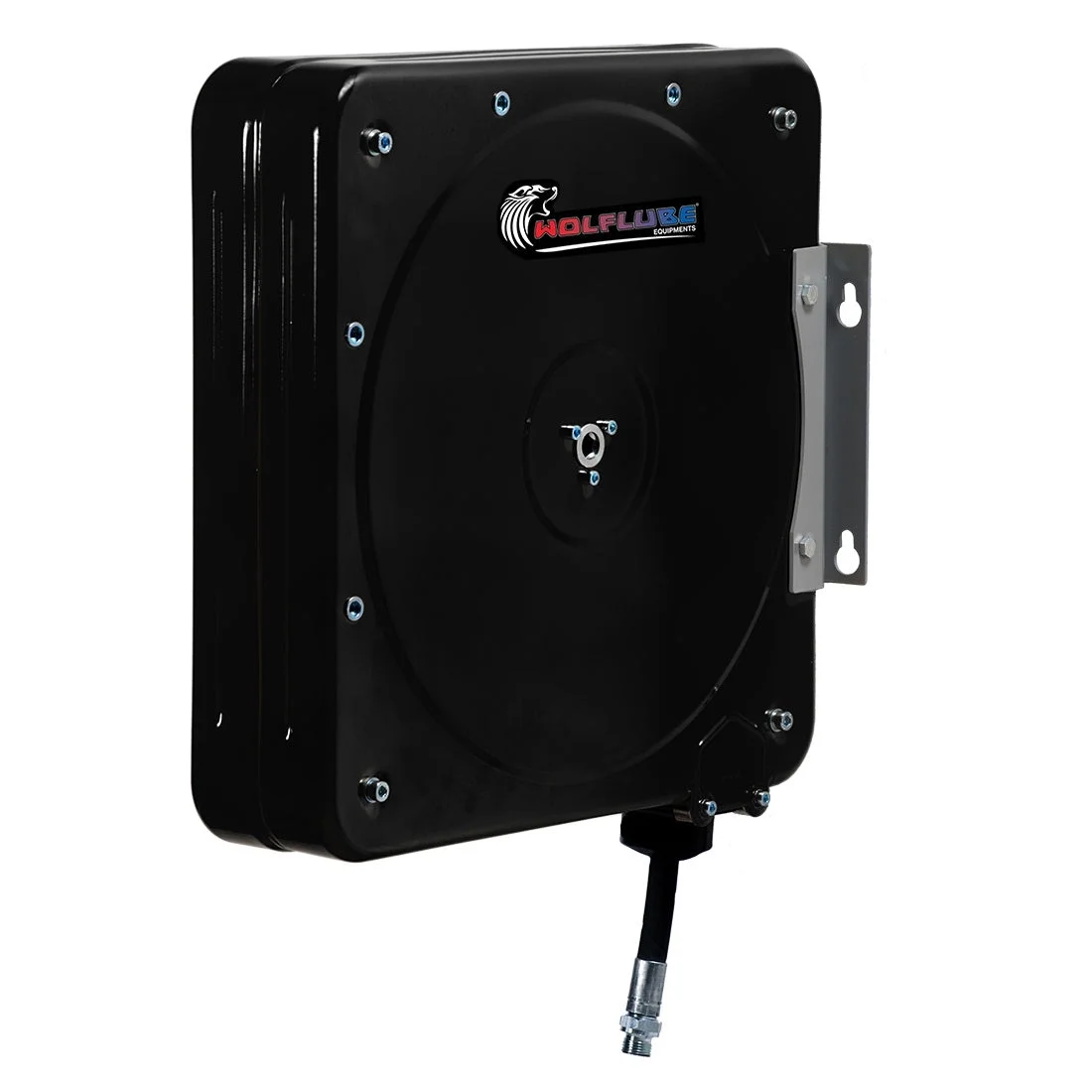 Wolflube Automatic Hose Reel for Grease - 1/4in - 50ft Hose