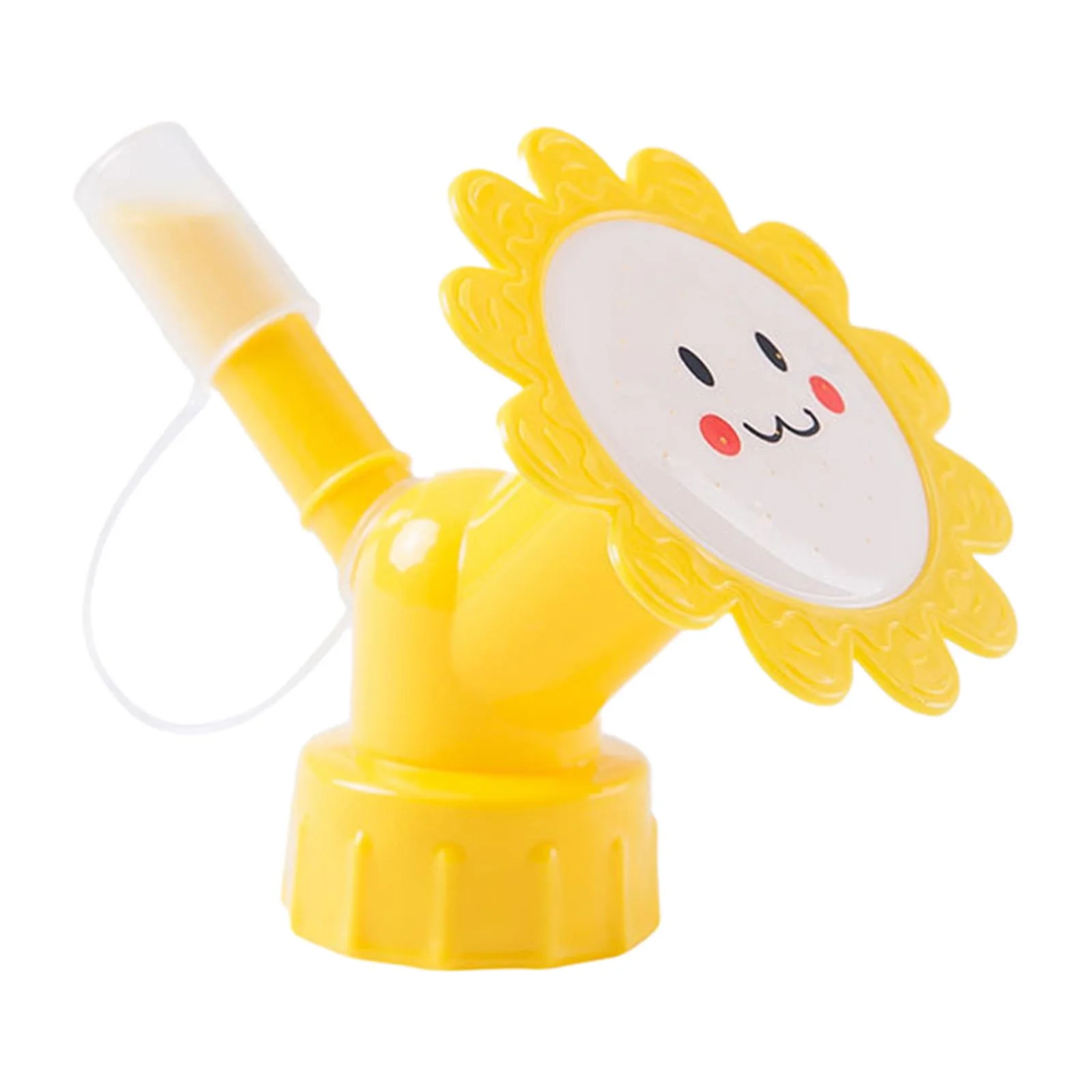 jicheng Bottle Cap Sprinkler Double Head Small Sprinkle Spout for Indoor Nursery Plant yellow