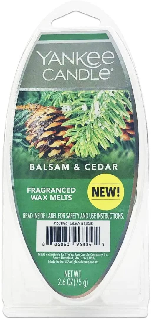 Yankee Candle Balsam and Cedar Wax Melt