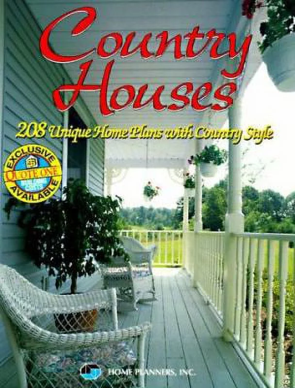 Pre-Owned Country Houses: 208 Unique Home Plans with Country Style (Paperback) 188195532X 9781881955320
