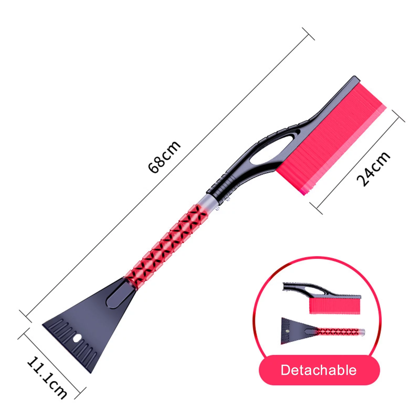 Snow Shovel,Tool Thickened Handle Remover Snow Brush Snow Brush Ice Brush Ice Tool Car Ice Scraper Snow Remover Ice Tool Thickened Handle Ice Snow Thickened Handle Ice Mewmewcat Huiop Qahm