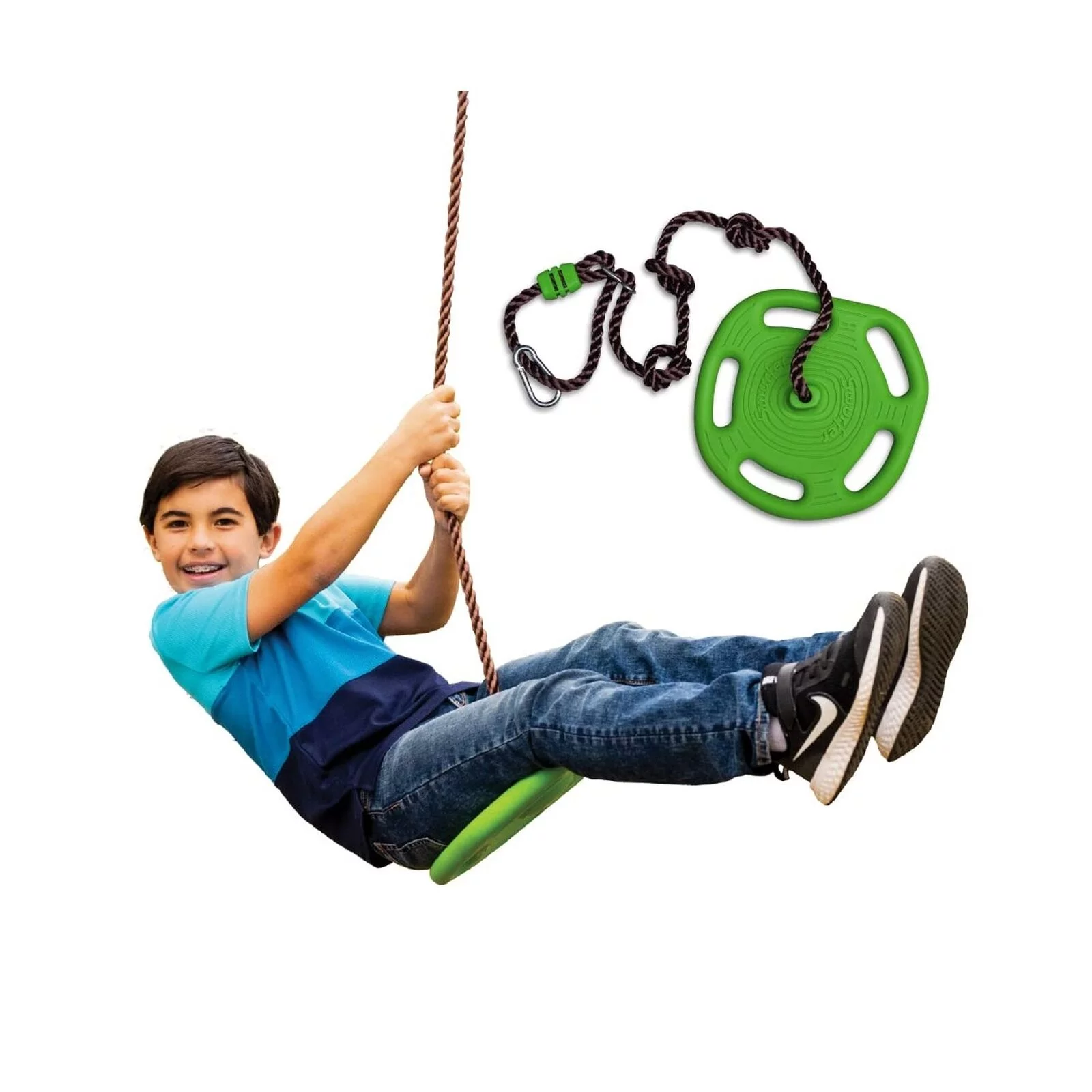 Swurfer Disc Tree Swing - Swing Sets for Backyard, Outdoor Swing Playset