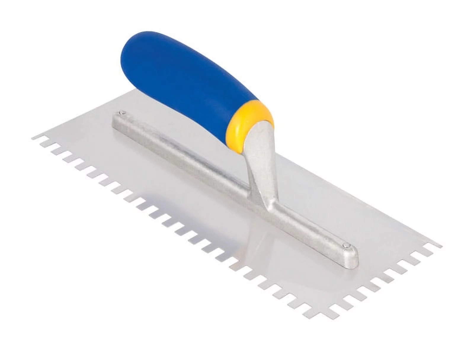 QEP 49916Q Mega Grip Stainless Steel Notched Trowel, 1/4