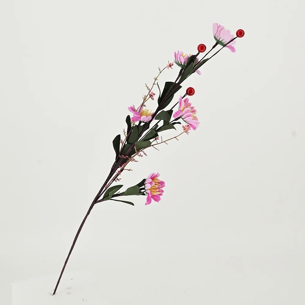 Peony Flower Simulation False False Flower New Living Room Putting Table Flower Pot Flower Flower Flower Beast Powder Butterfly Flower