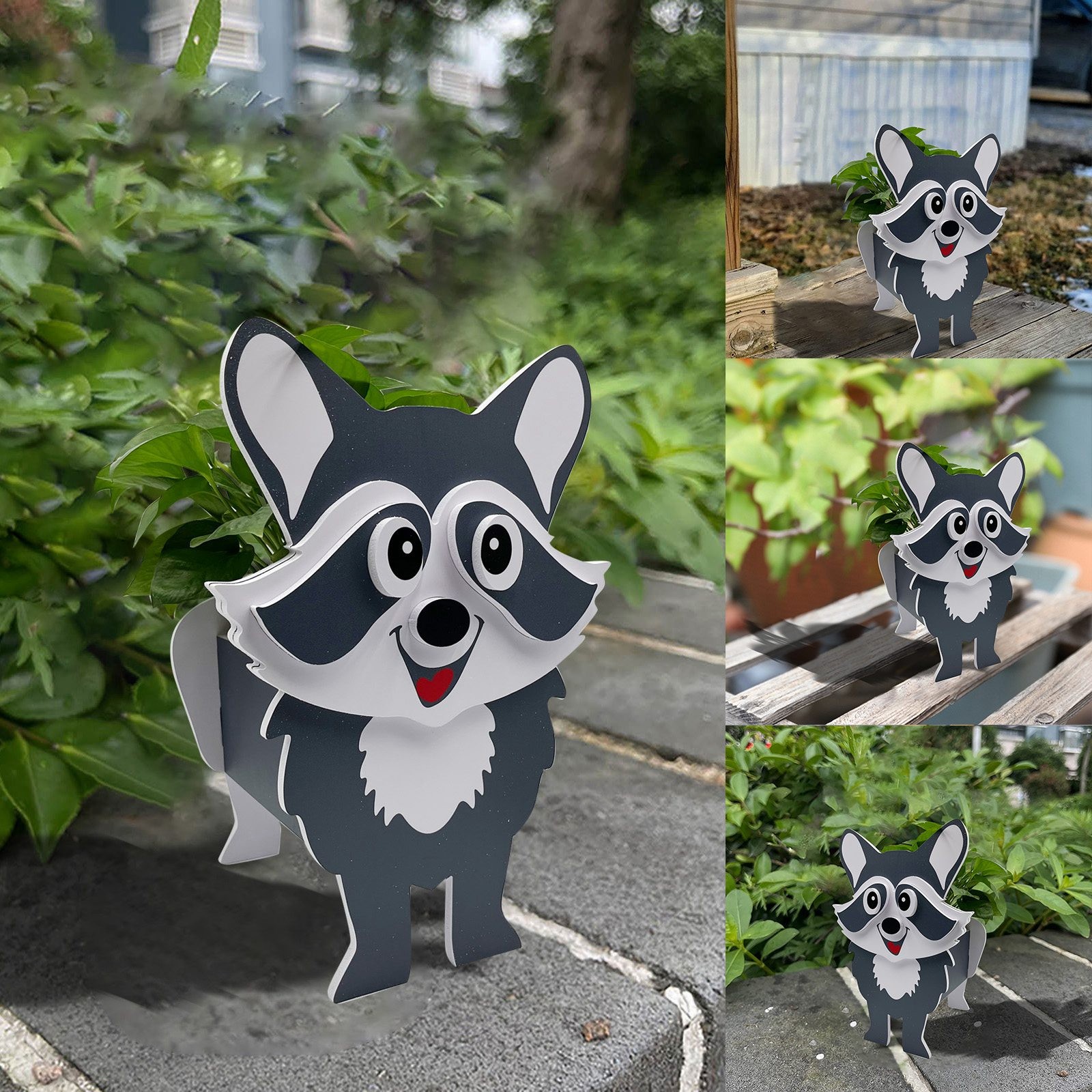 SIfdSeng Shape Flower Pot Garden Yard Flower Pot Animal Shape Flower Pot Storage Container Creativity Pet Flower Pot Father's Day Gifts for Son from Mom and Dad Father Day Gifts from Son