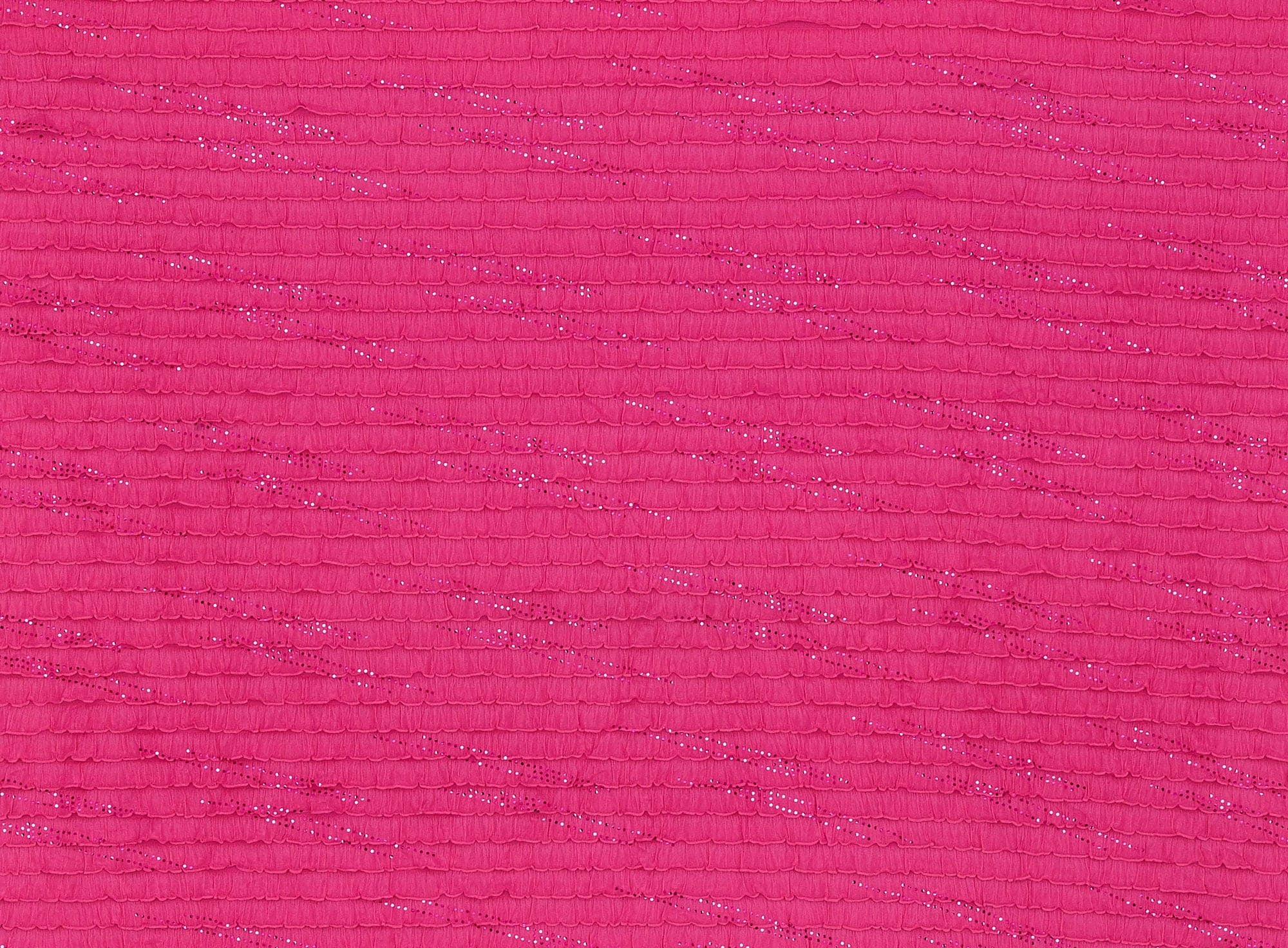 Zelouf Allover Mini Trans On Ruffle 96%poly 4%spdx  , Sewing, DIY, Crafts Fabric by the Yard, Fuchsia, 20 Yard