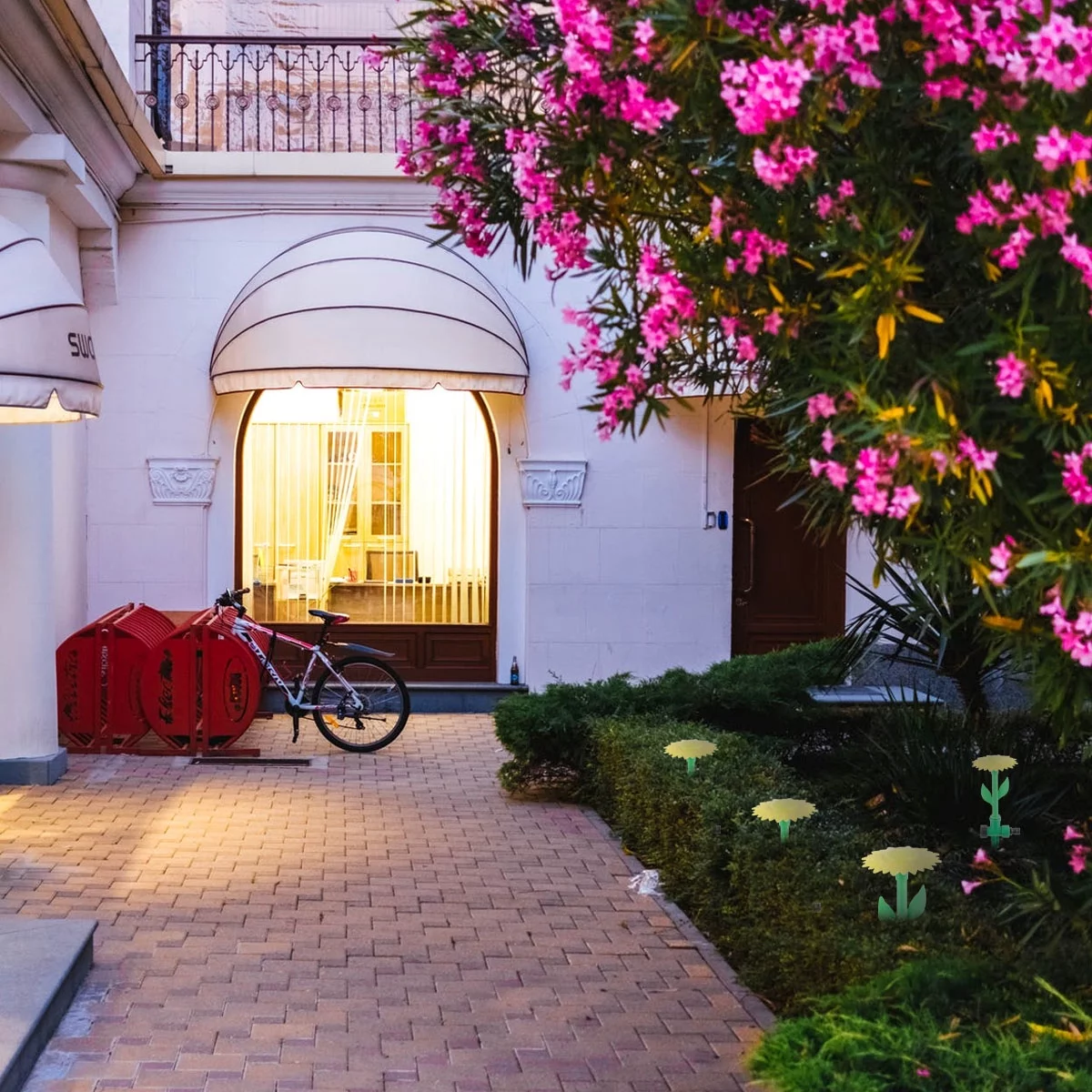 Gongxipen 3Pcs Sunflower Nozzle Inserting Ground Garden Watering Drip Irrigation Equipment