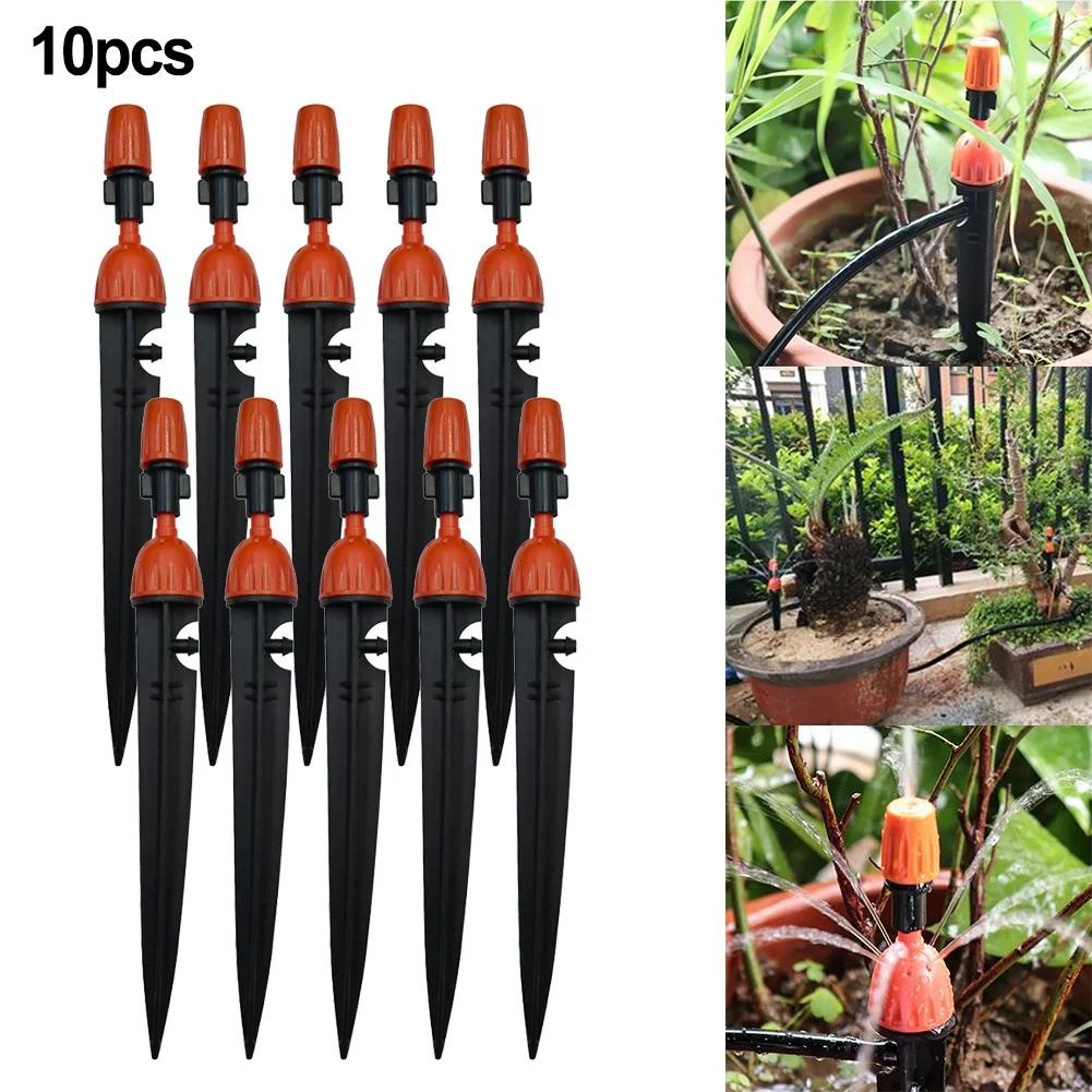 10X Auto Lawn Garden Watering Spray Misting Nozzle Sprinkler Irrigation System