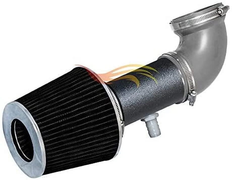 RW SERIES - MATTE BLACK PIPE GRAY - SHORT RAM INTAKE Compatible For 05-06 DODGE STRATUS/CHRYSLER SEBRING