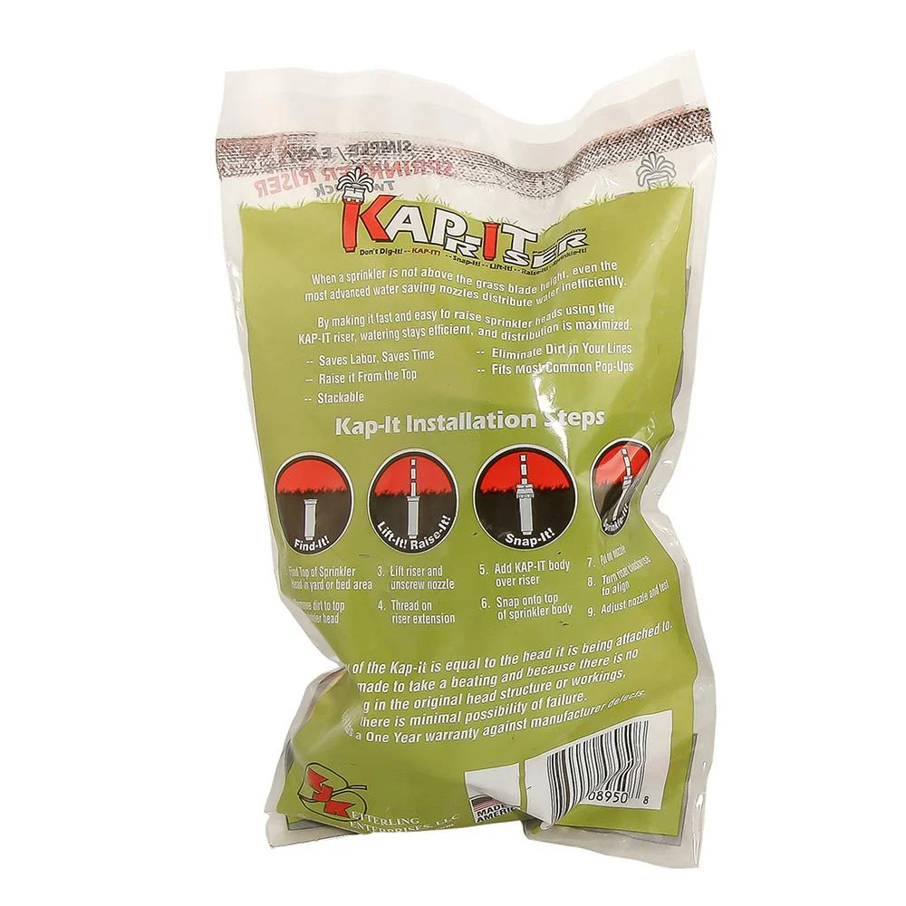 KAP-IT Pop-Up Sprinkler Riser Extension, 1-1/2