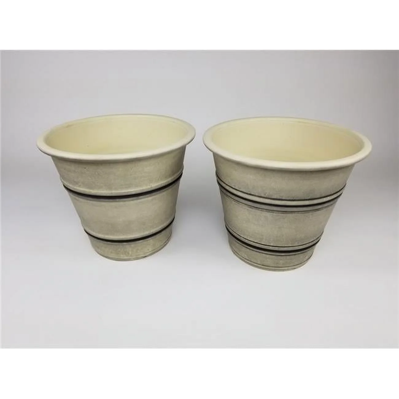 Round Planter, Sandstone - Medium - Set of 2