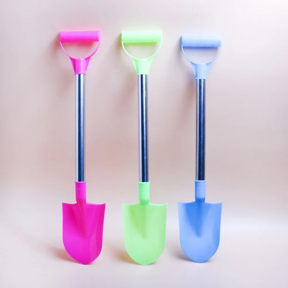 huntermoon 3 Pcs Beach Shovels Seaside Sand Plastic Spade Beach Game Tools Children Holiday Gift Toy