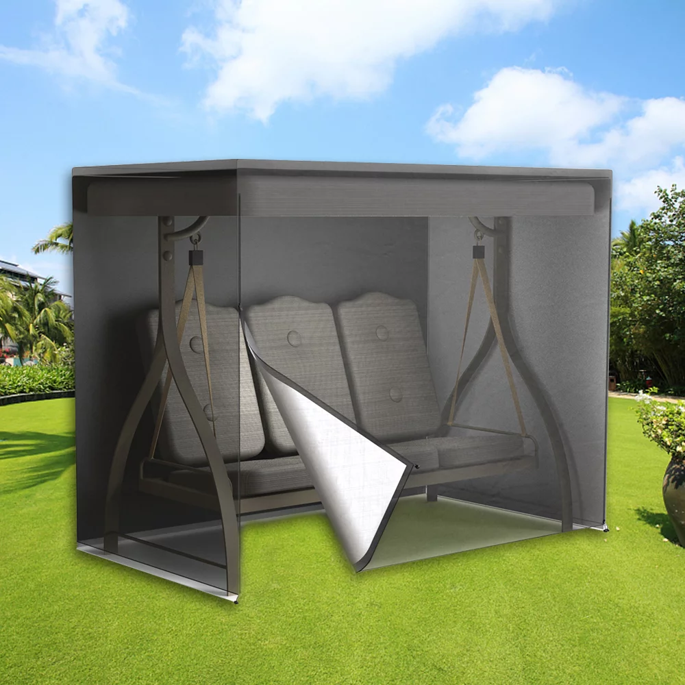 Willstar Garden Swing Waterproof Seat Covers 3 Seater Hammock Cover Furniture Shelter Heavy Duty Dust UV Rain Resistant Protection Cover 170 X 145 X 220cm