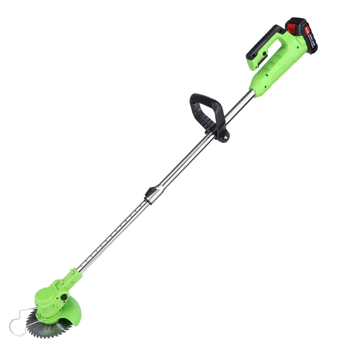 Electric Cordless Grass String Trimmer Lawn Edger Weed Wacker Cutter w/ Battery