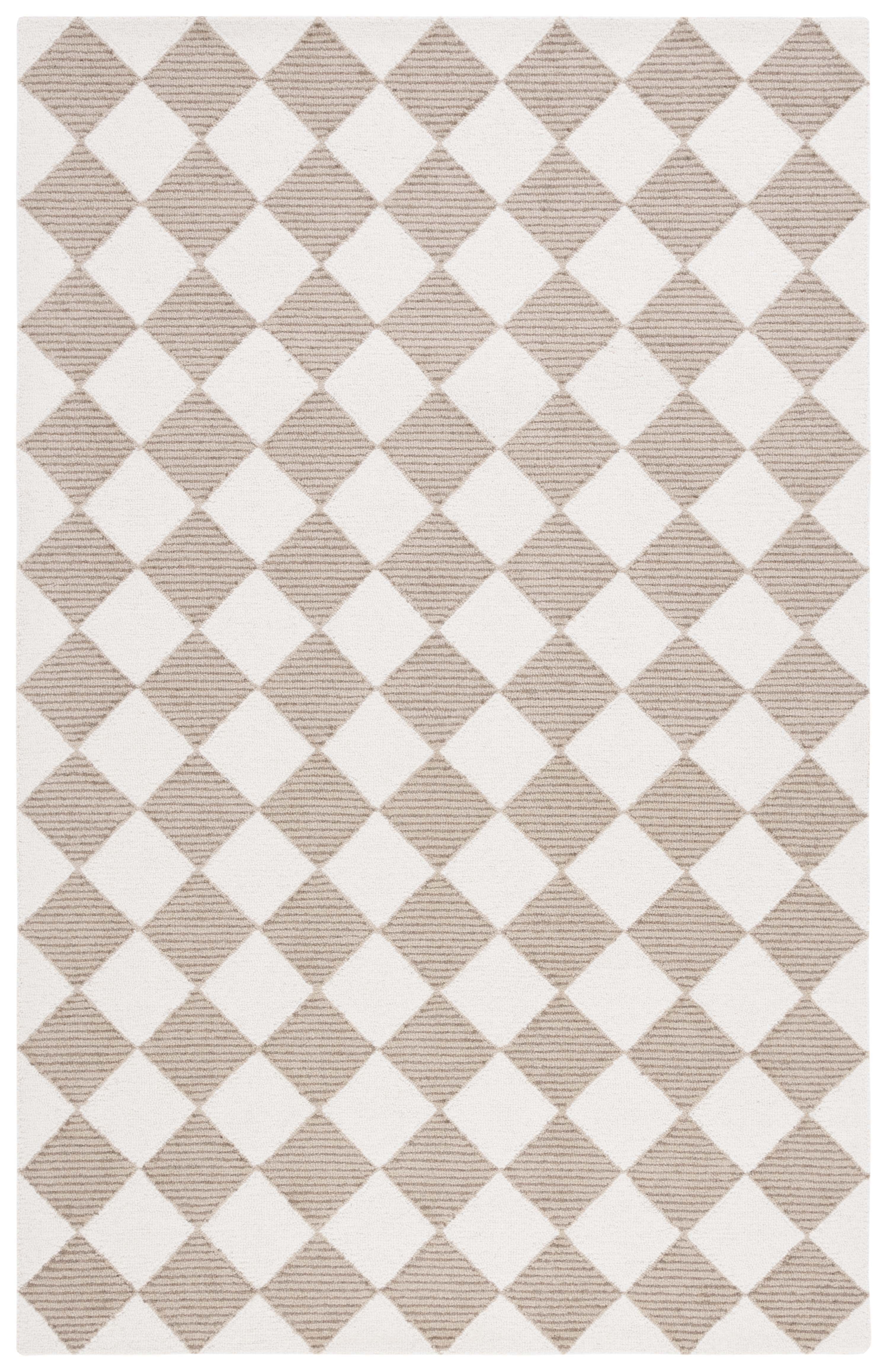 SAFAVIEH Martha Stewart Micro Loop Area Rug, Natural/Beige, 4' x 6'