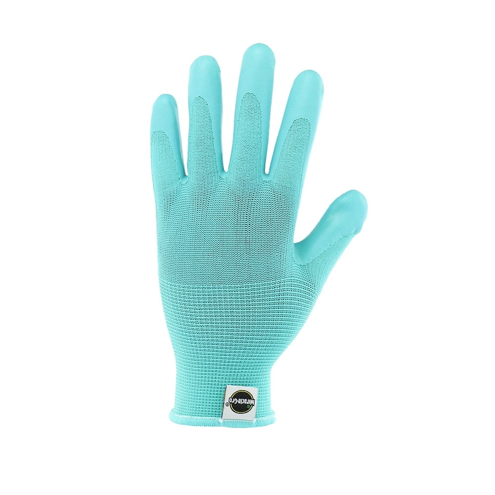 Miracle-Gro MG30607/WML MG30607-W-ML Breathable Garden Gloves, Women's, M/L, Knit Cuff, Nitrile Coating, Latex Glove