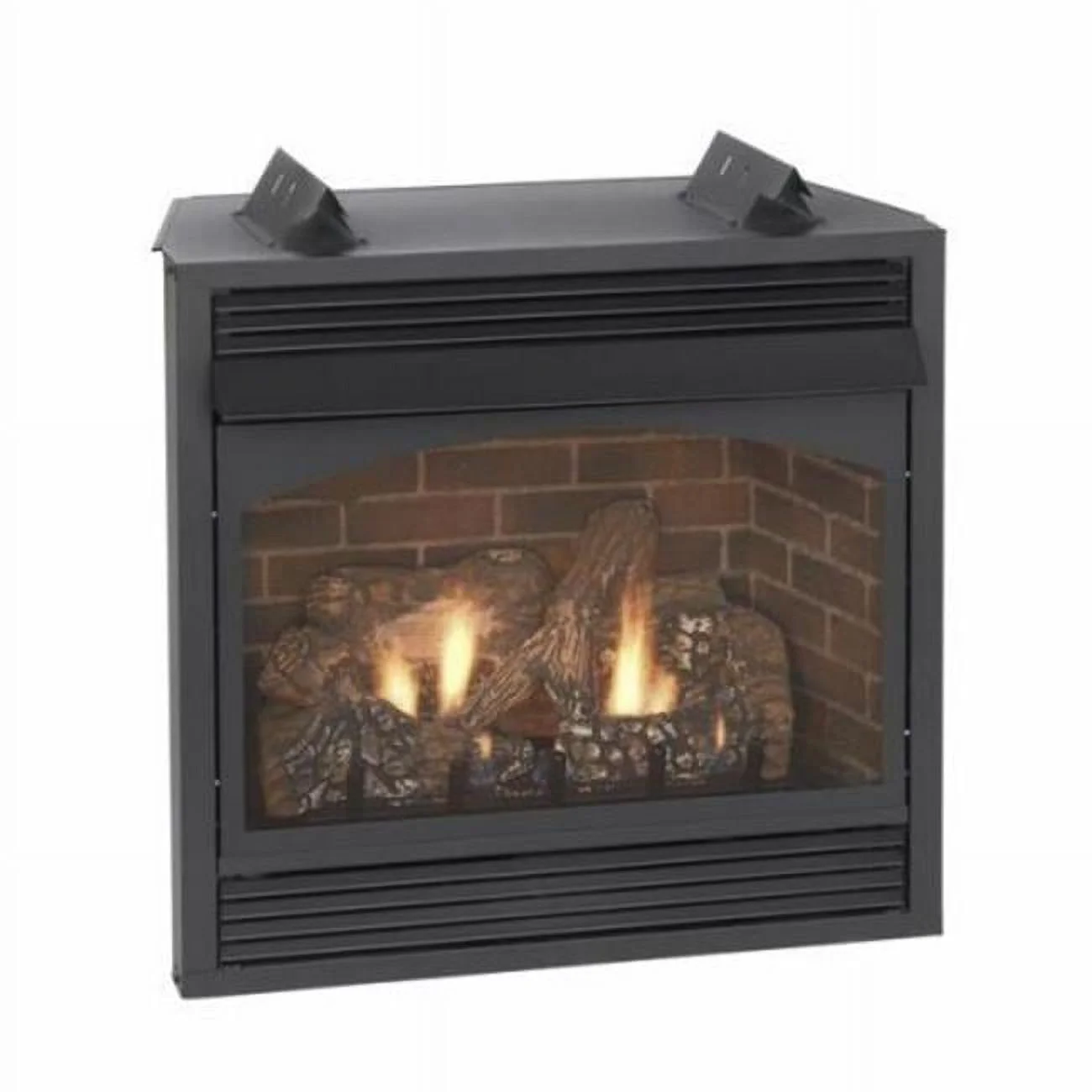 32 in. Intermittent Pilot Vail Premium Fireplace with Electronic Valve & Blower - Liquid Propane