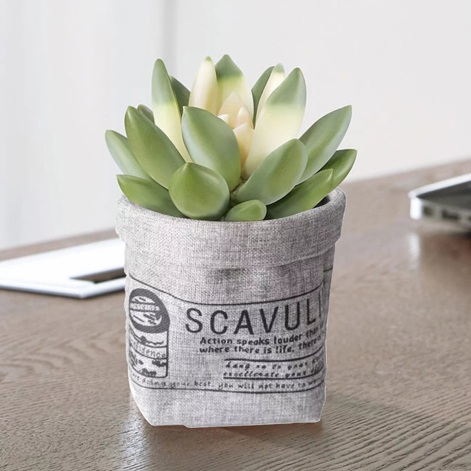 LLQkigsxse Lug Extra Large Kraft Paper Cloth Flowerpot Set Living Room Potted Flowerpot Decoration Household Flowerpot Girl Birthday Gift Ideas