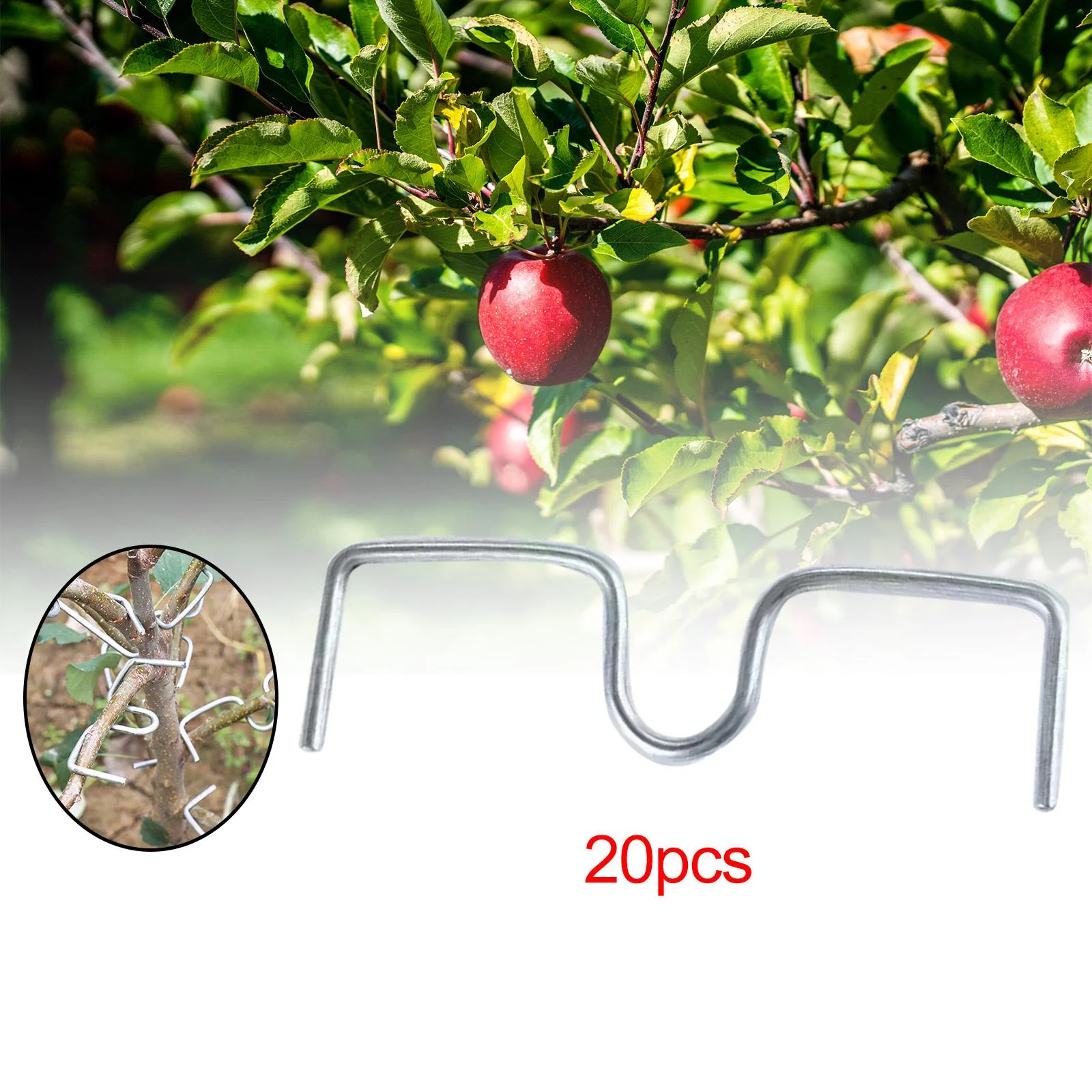 oshhnii 20 Pieces Tree Branch Puller Fruit Tree Planting Tool Branch Spreader Puller Long 13cm