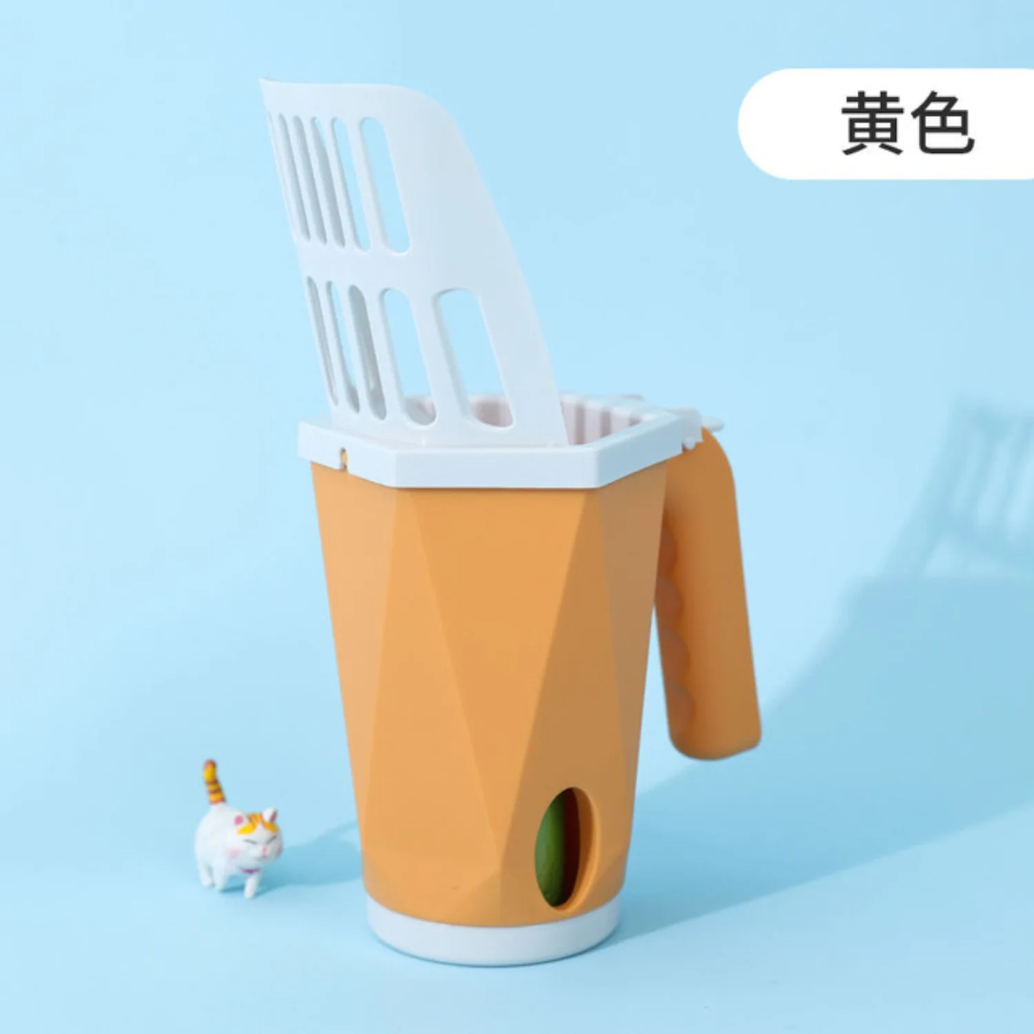 All-in-one Pp Cat Litter Shovel Garbage Bag Combo Set Cat and Dog Pet Poop Pick- Artifact