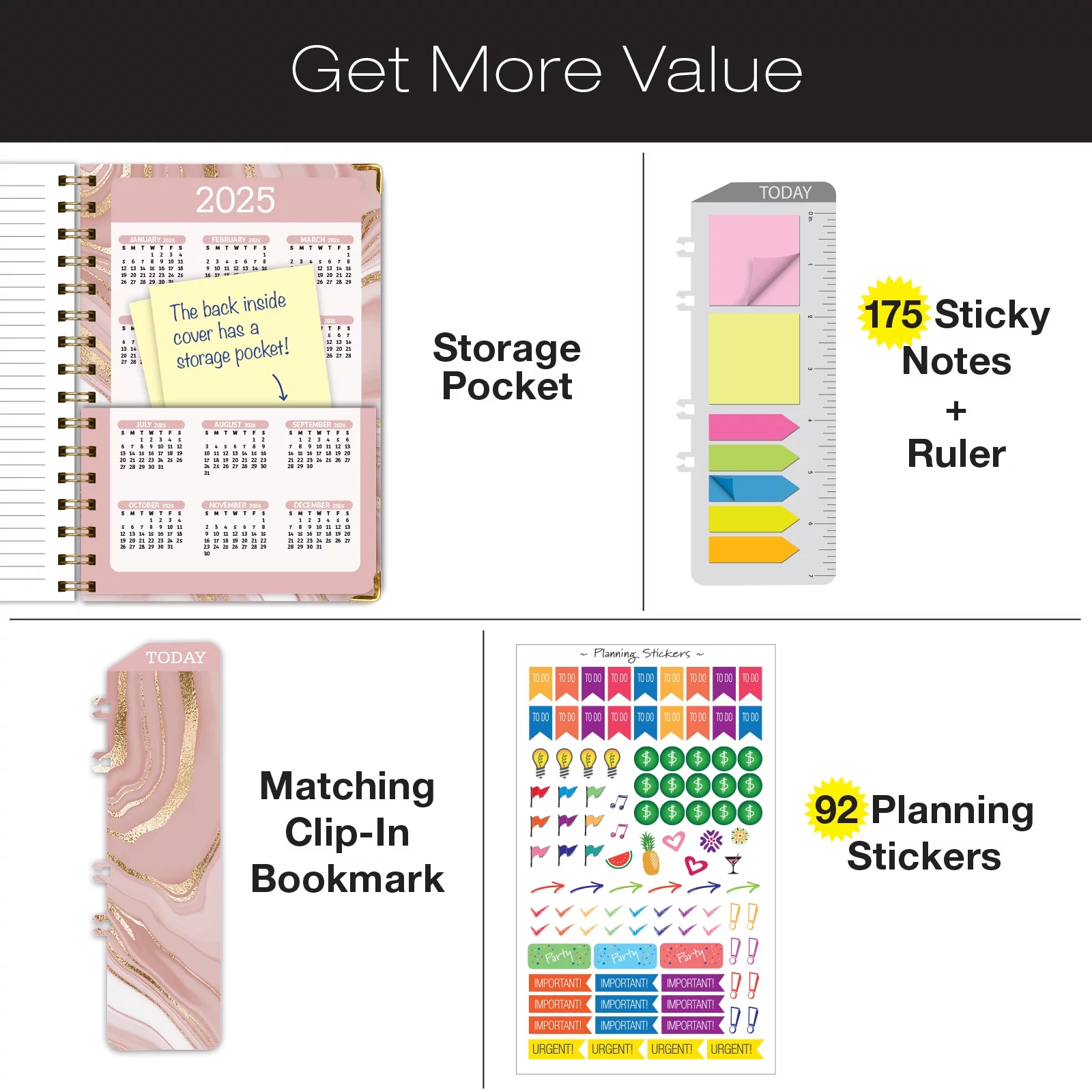 Hardcover CY 2024 Fashion Planner - 5.5